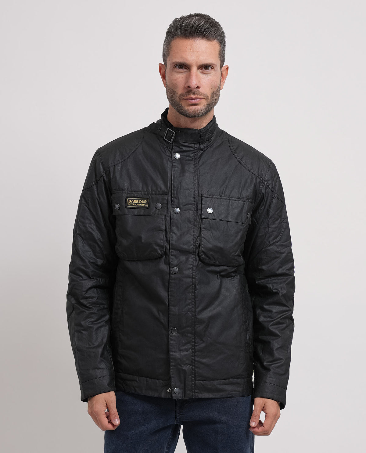 Giubbotto uomo Barbour con bottoni 