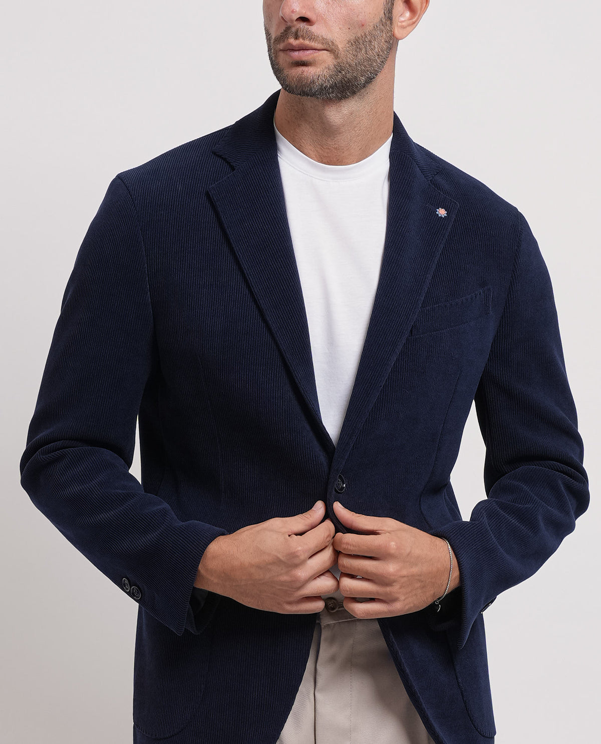 Giacca uomo Bharnaba fantasia mille righe 