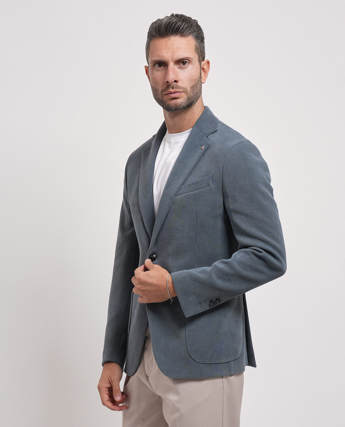 Giacca uomo Bharnaba fantasia mille righe 