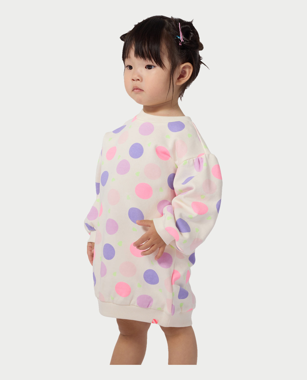 Vestito bambina Billieblush con stampa a pois 