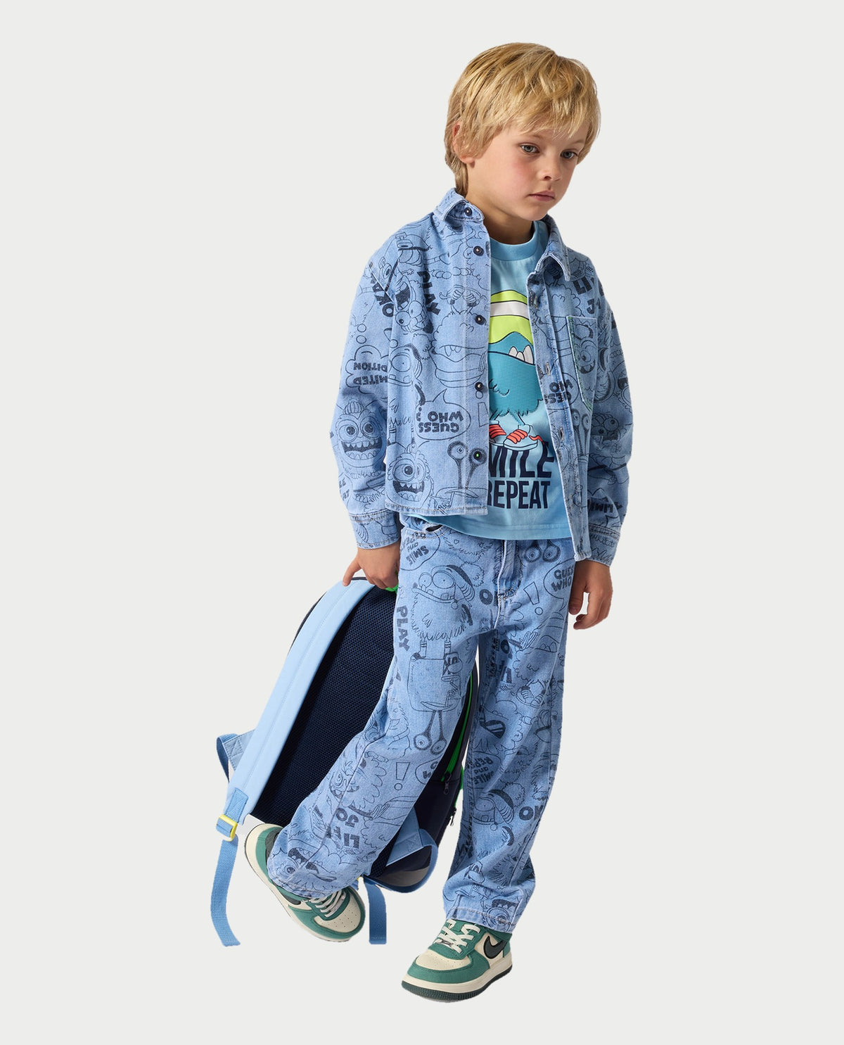 Camicia in denim bambino Billieblush 
