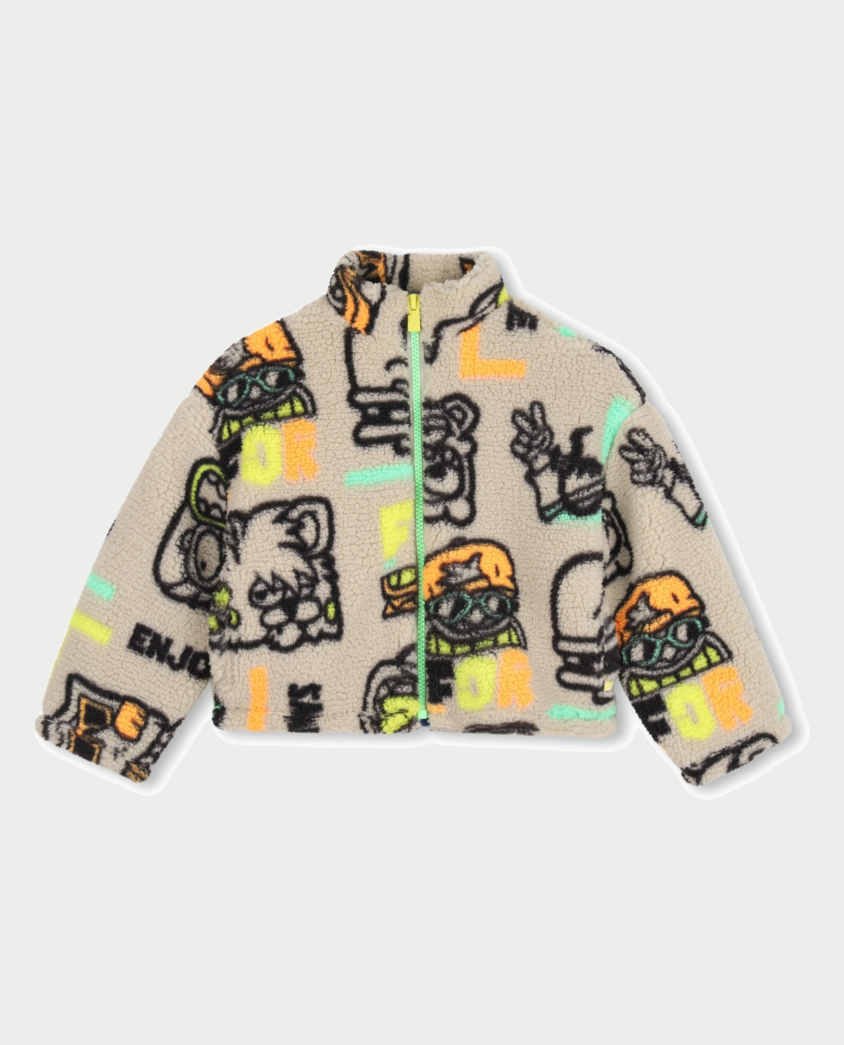 Giubbotto bambino Billieblush con zip a contrasto 