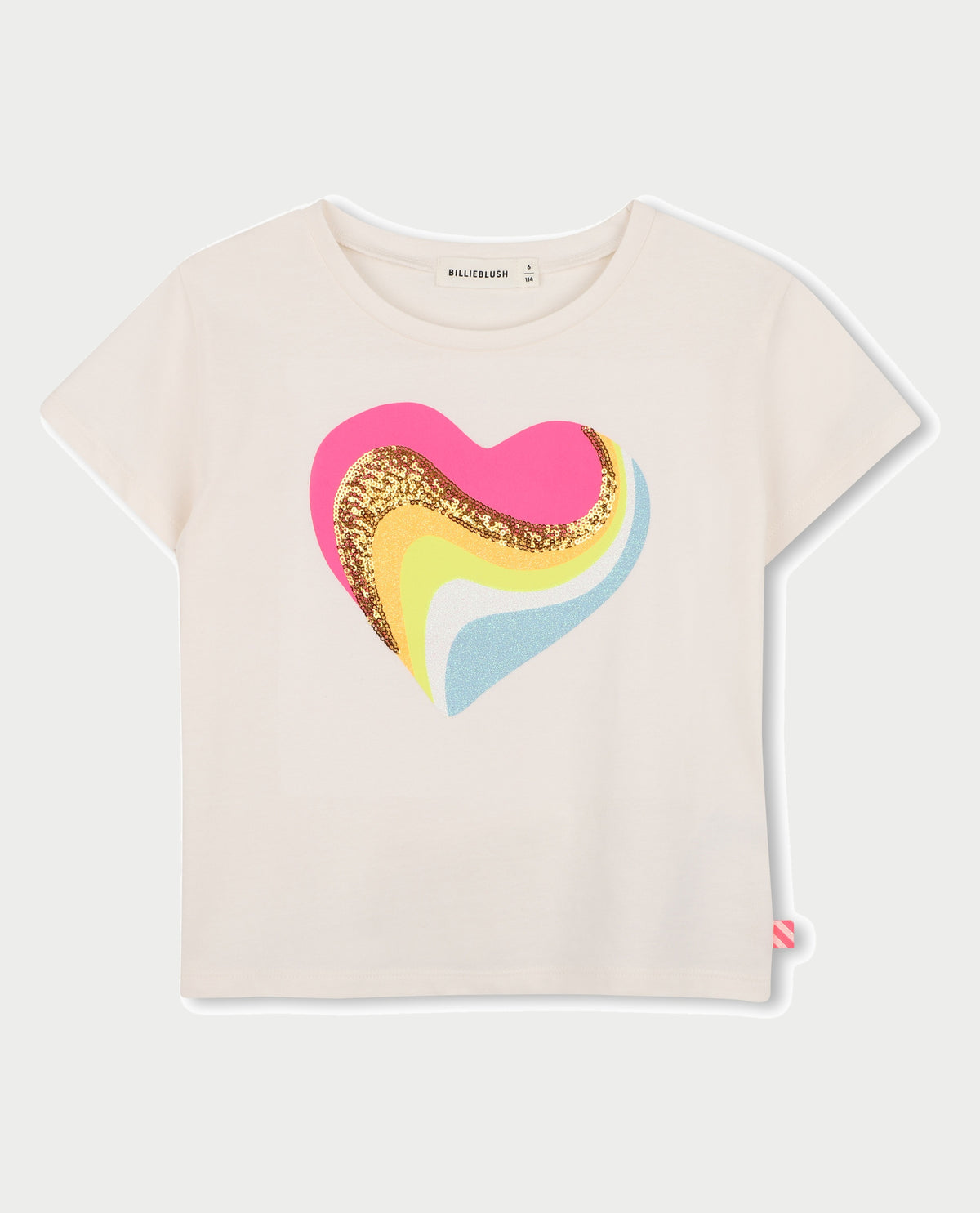 T-shirt girocollo Billieblush bambina 