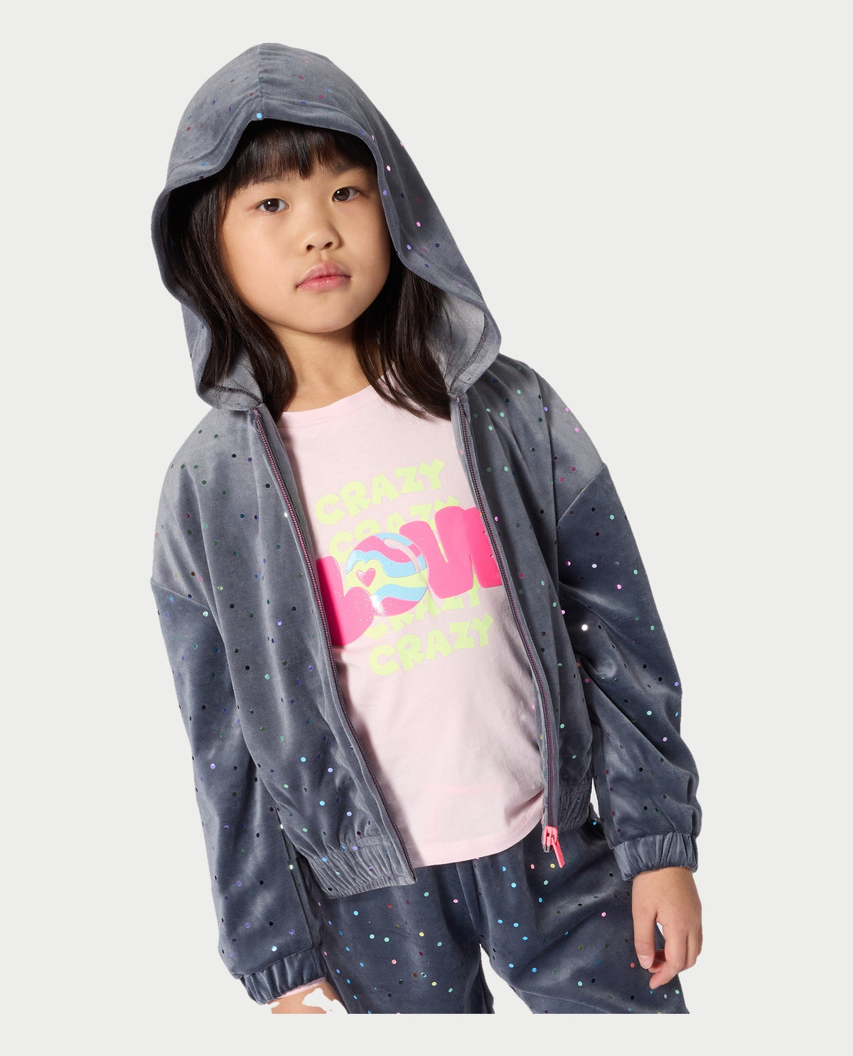 Cardigan in velluto Billieblush bambina 