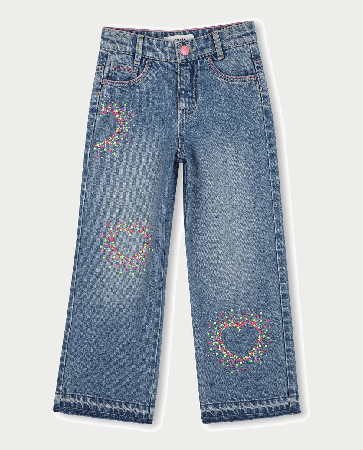 Pantaloni in denim bambina Billieblush 