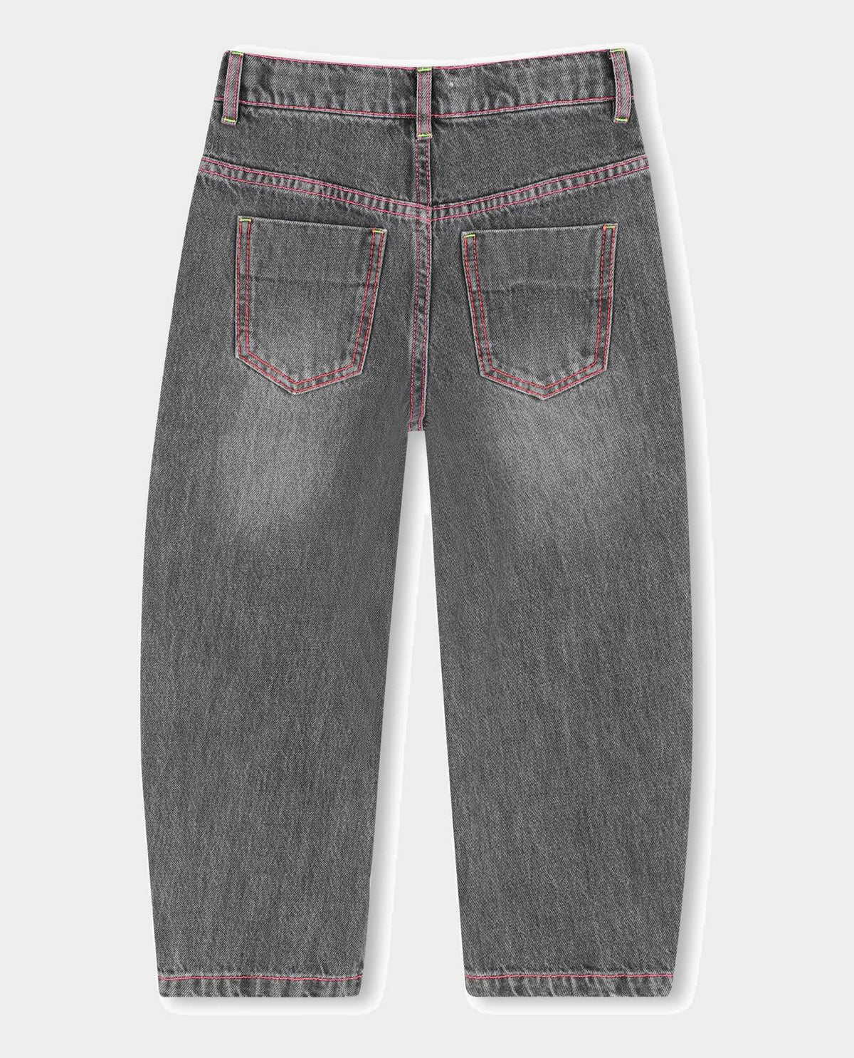 Jeans bambina Billieblush in denim grigio 