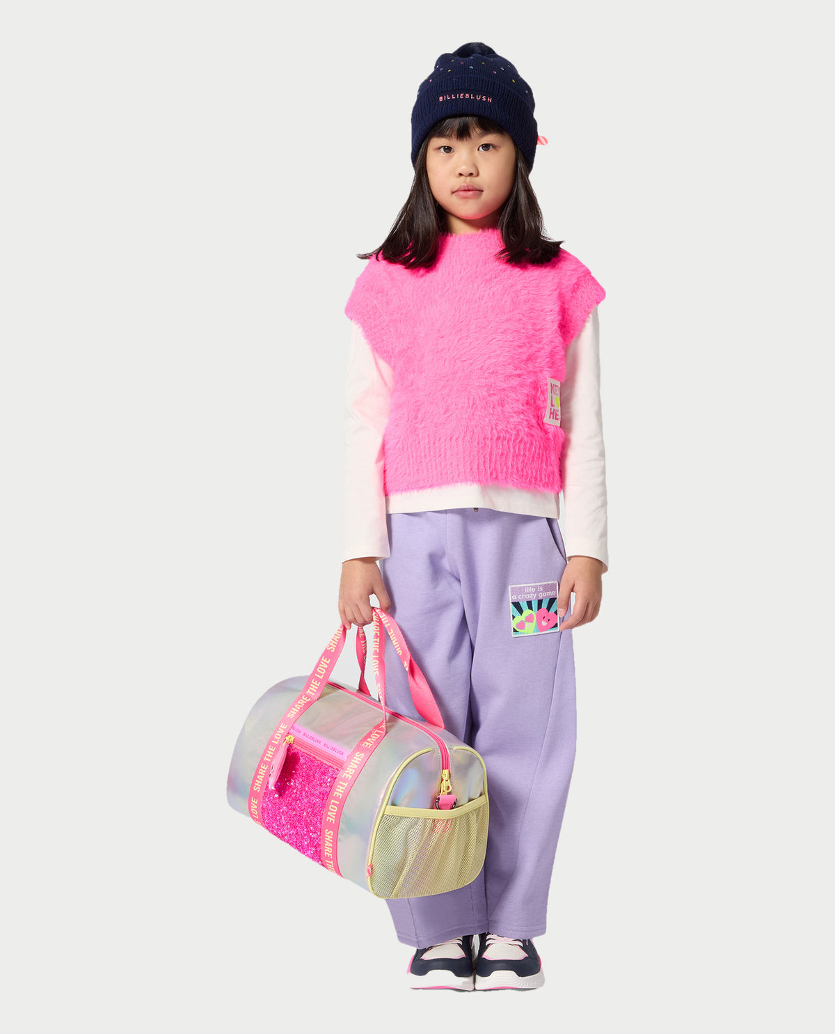 Pantaloni bambina Billieblush con elastico e coulisse 