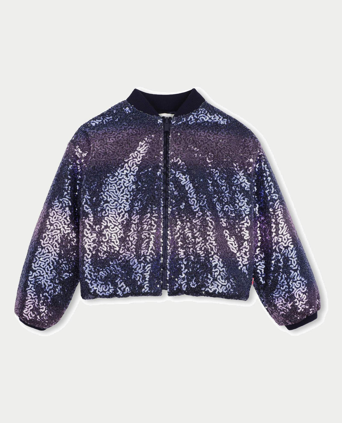 Giacca decorata con paillettes Billieblush bambina 