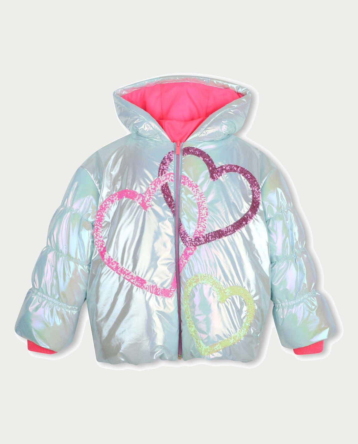Giubbotto bambina Billieblush con cappuccio 