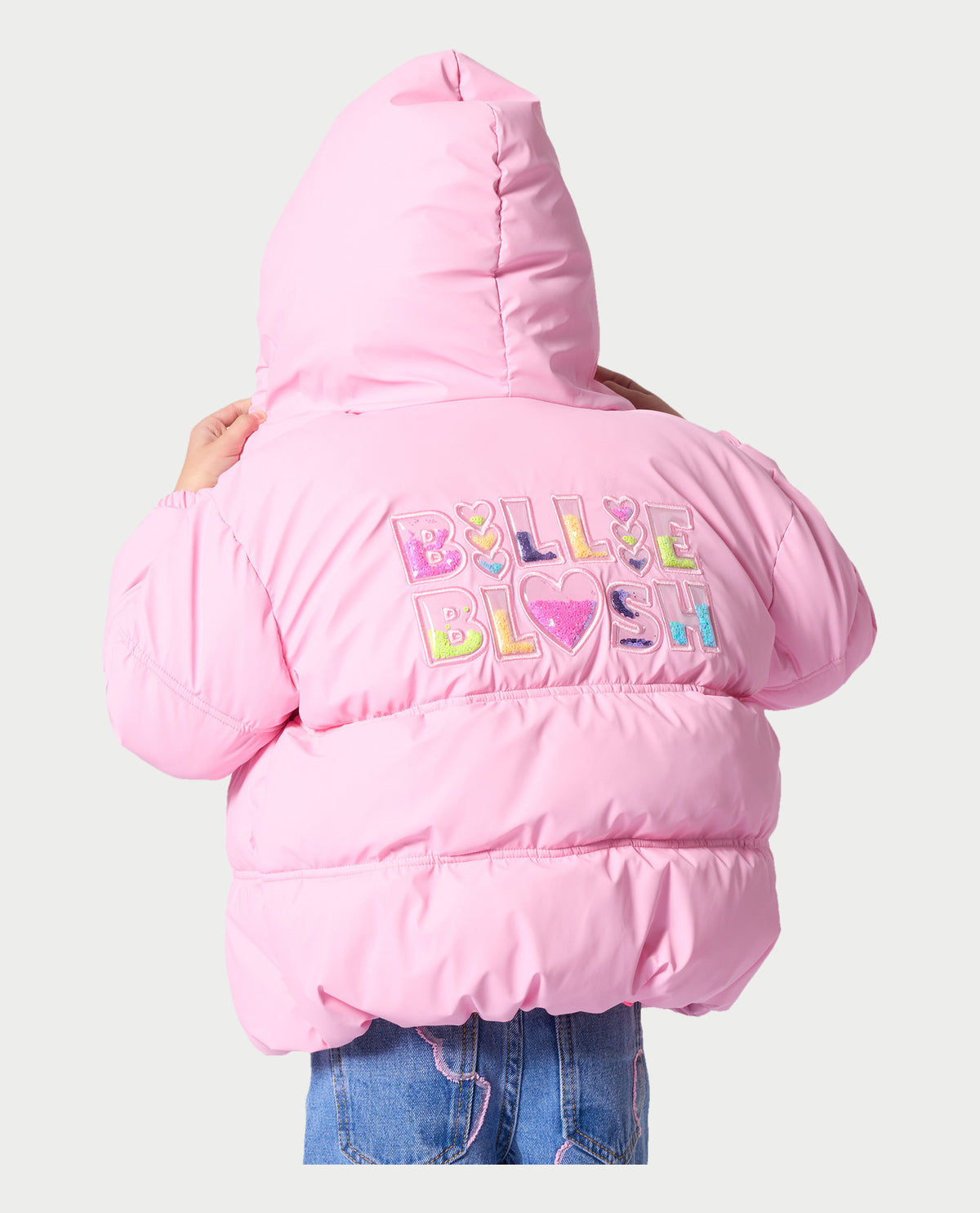 Giacca a vento con cappuccio Billieblush bambina 