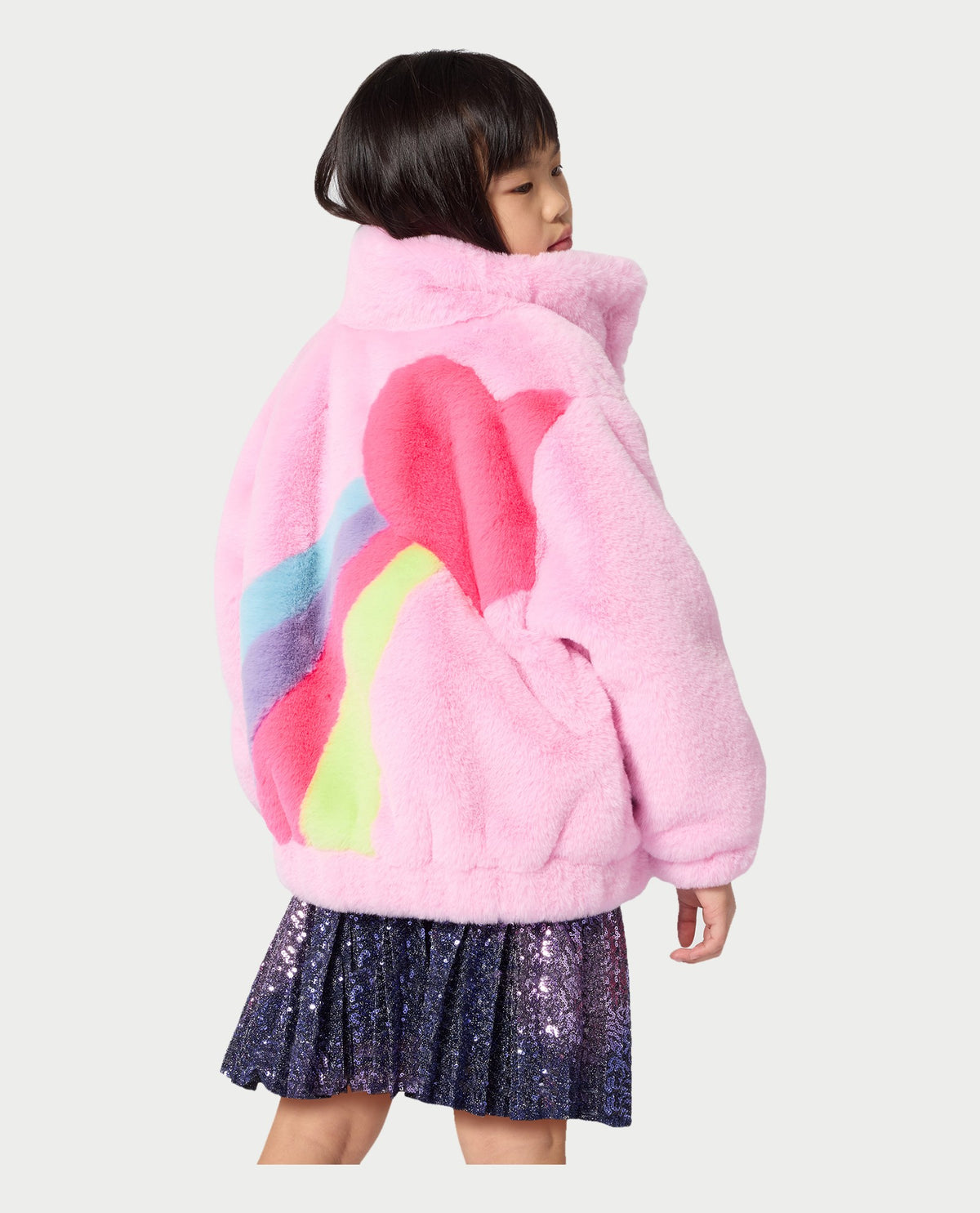 Cappotto in pile morbido bambina Billieblush 