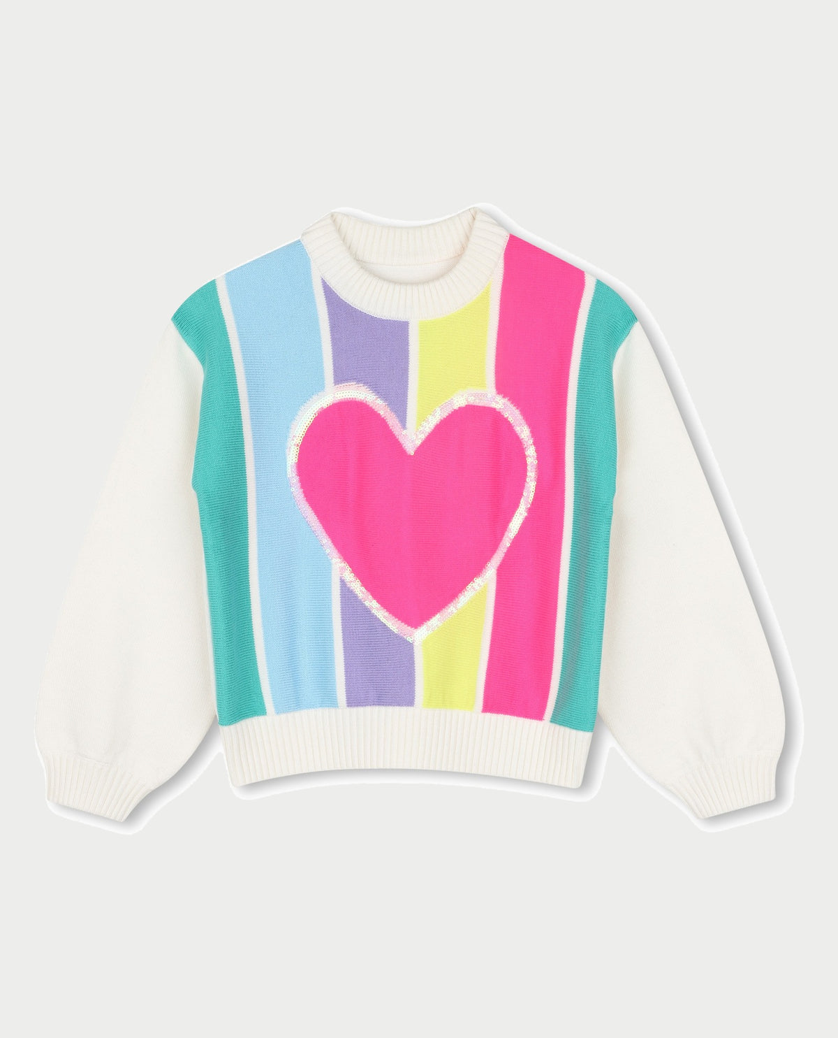 Maglione in maglia bambina Billieblush con brillanti 