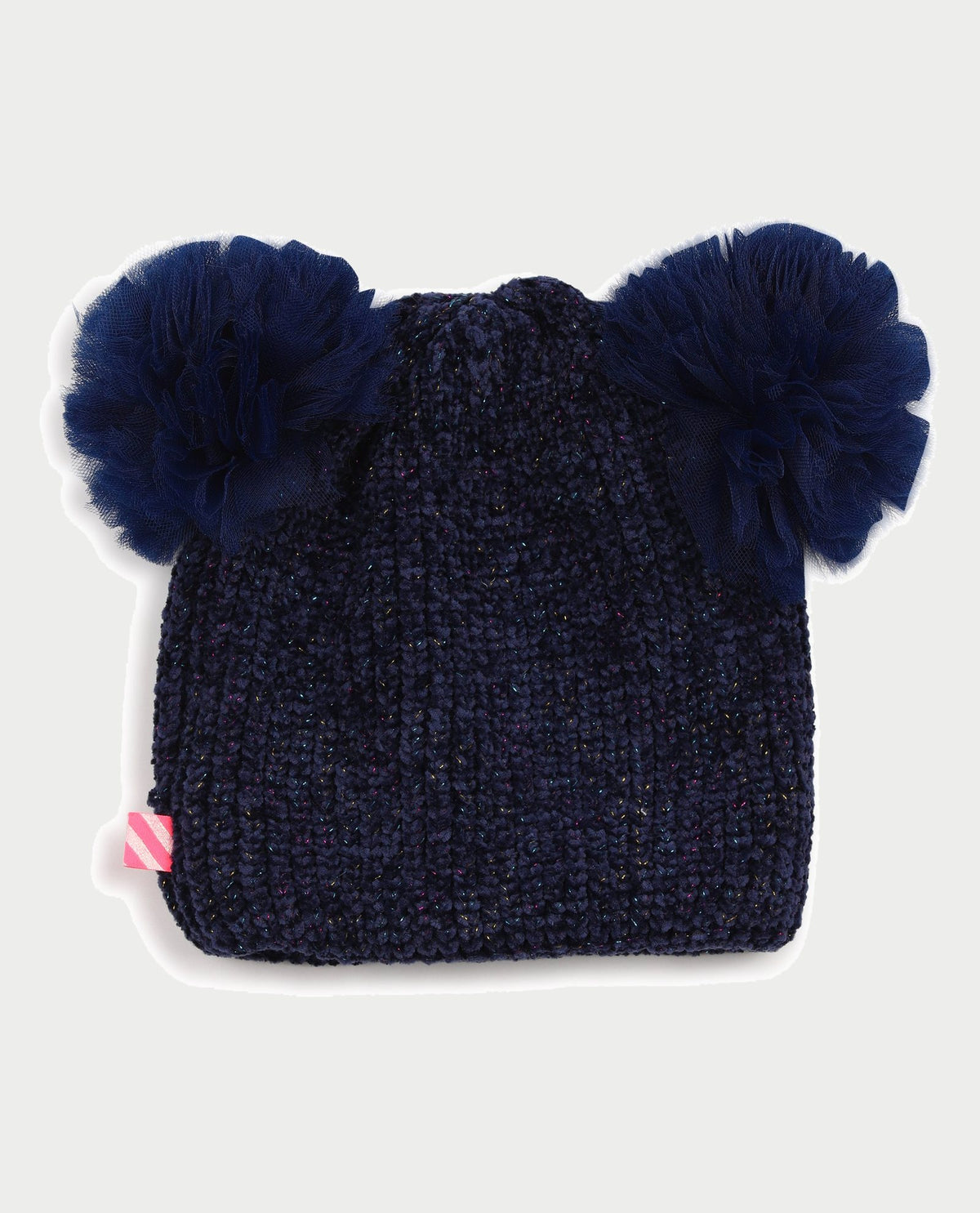 Cappello Billieblush bambina con doppio pompom 