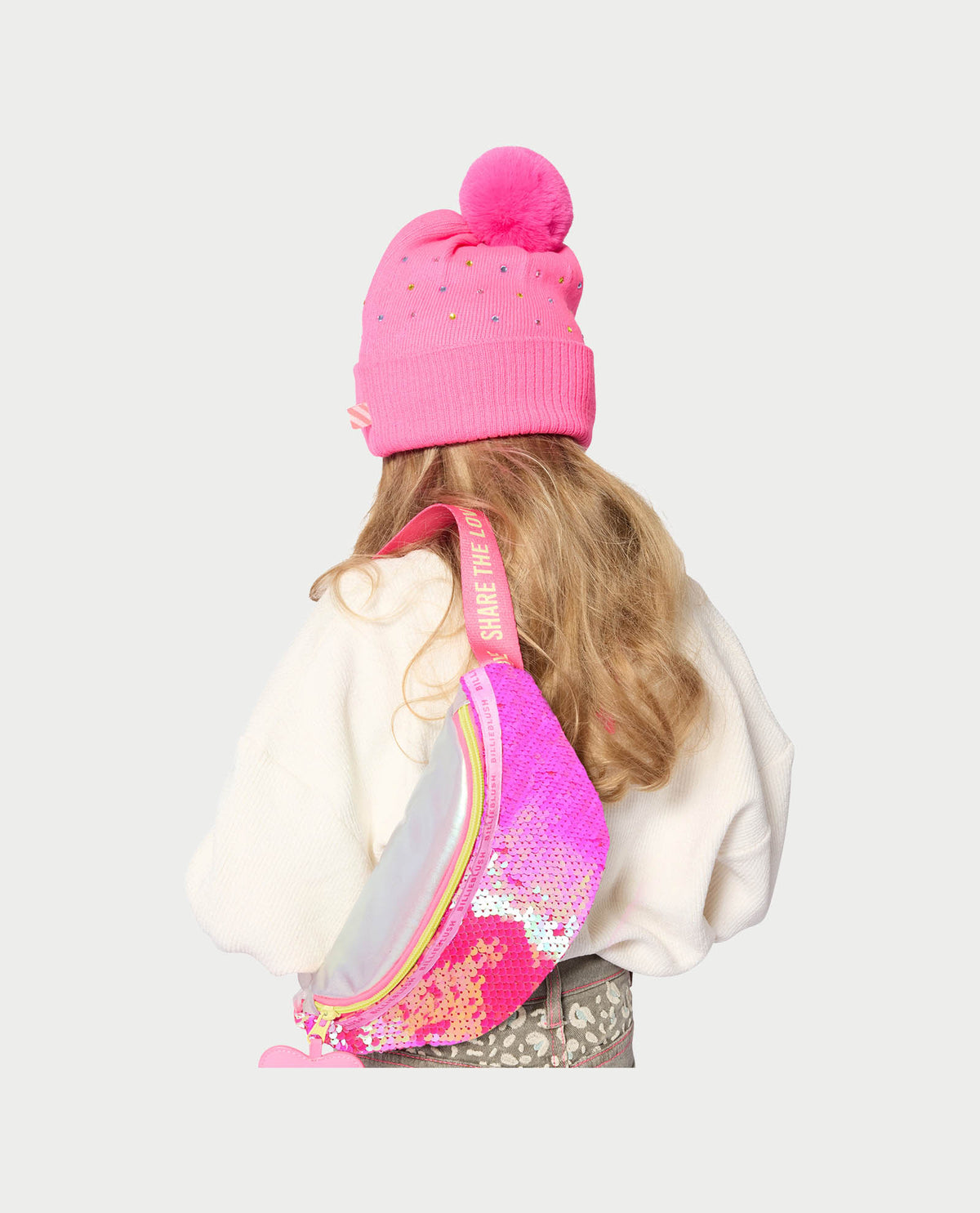 Pochette con paillettes Billieblush bambina 