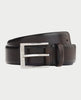Cintura in pelle Boss con fibbia brandizzata