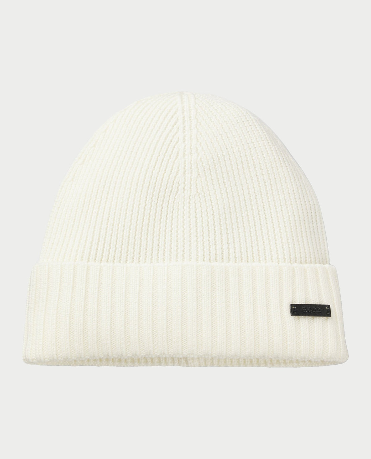 Cappello Fati uomo Boss nero in lana vergine 