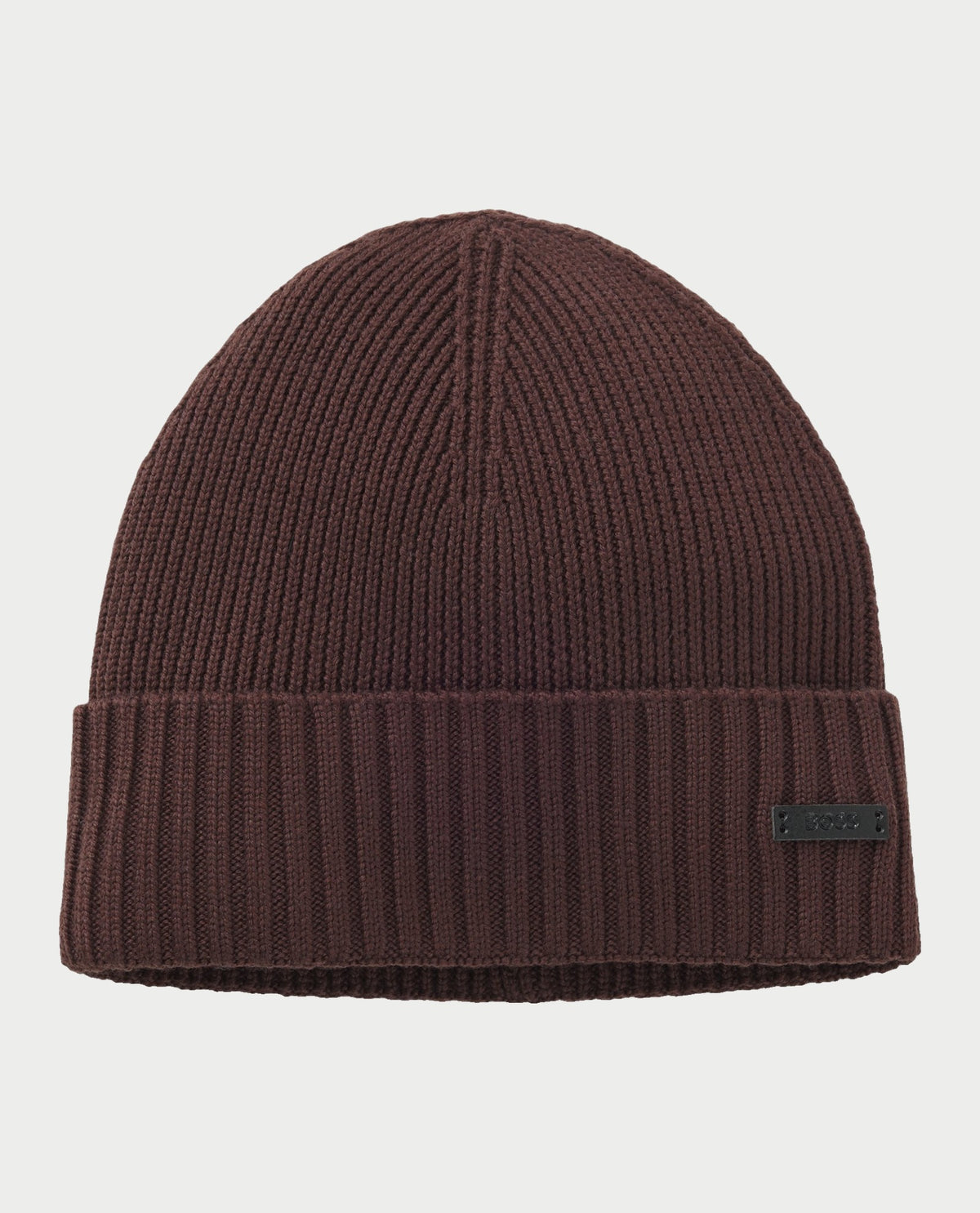 Cappello Fati uomo Boss nero in lana vergine 