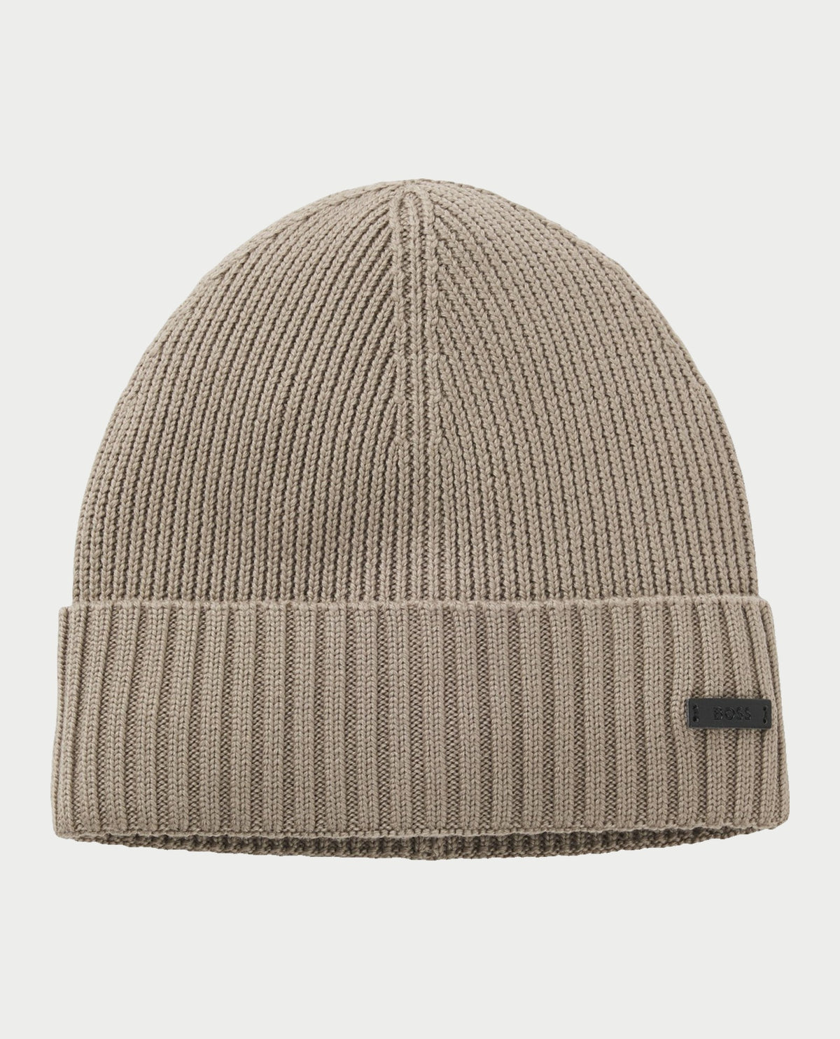 Cappello Fati uomo Boss nero in lana vergine 