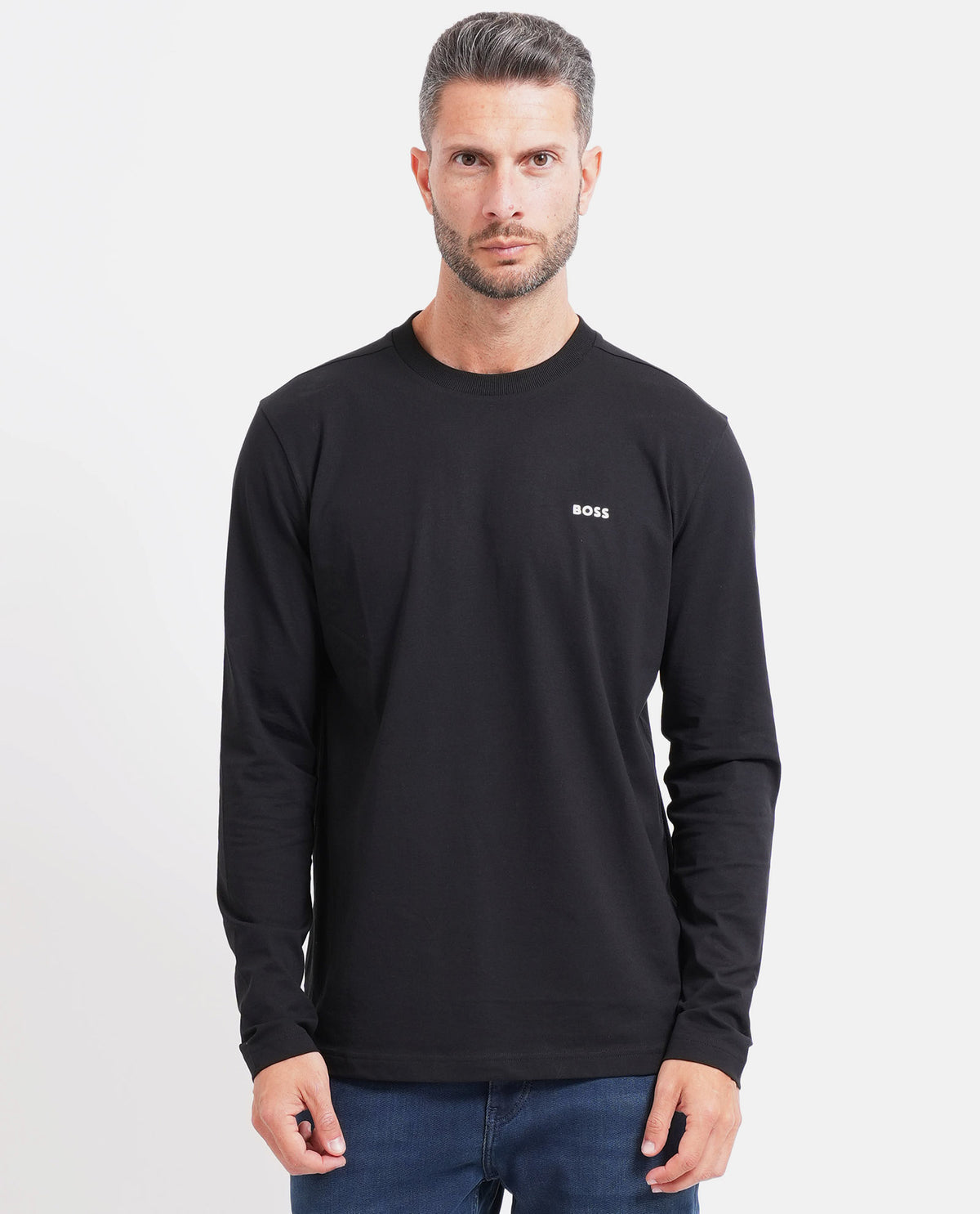 Maglia uomo di Boss in cotone elasticizzato 