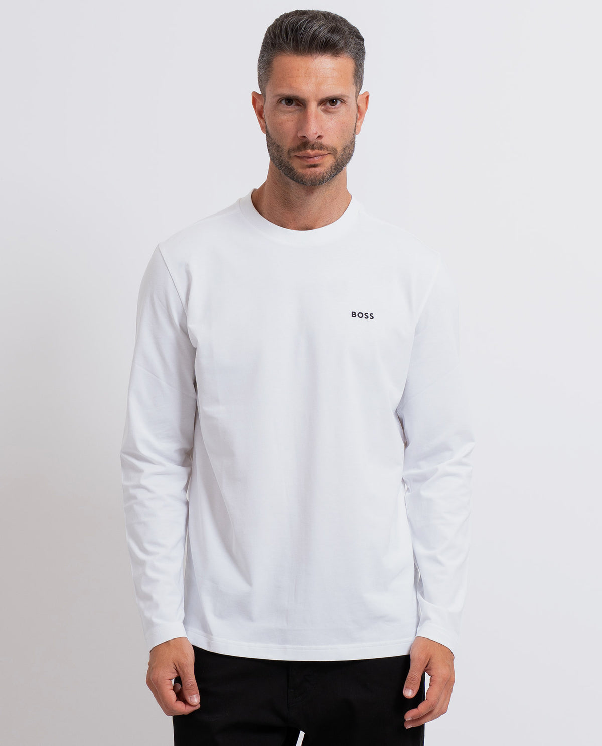 Maglia uomo di Boss in cotone elasticizzato 