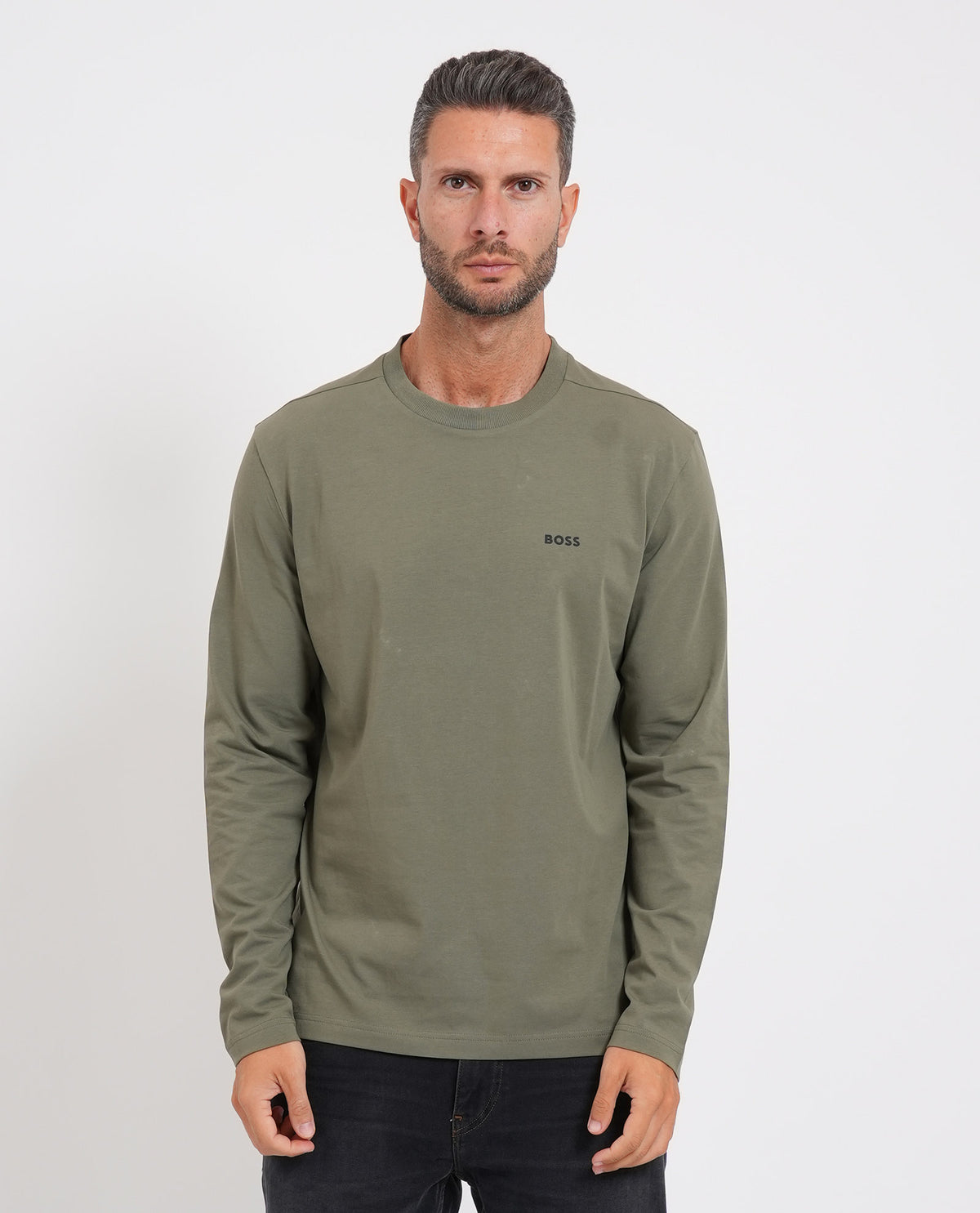 Maglia uomo di Boss in cotone elasticizzato 