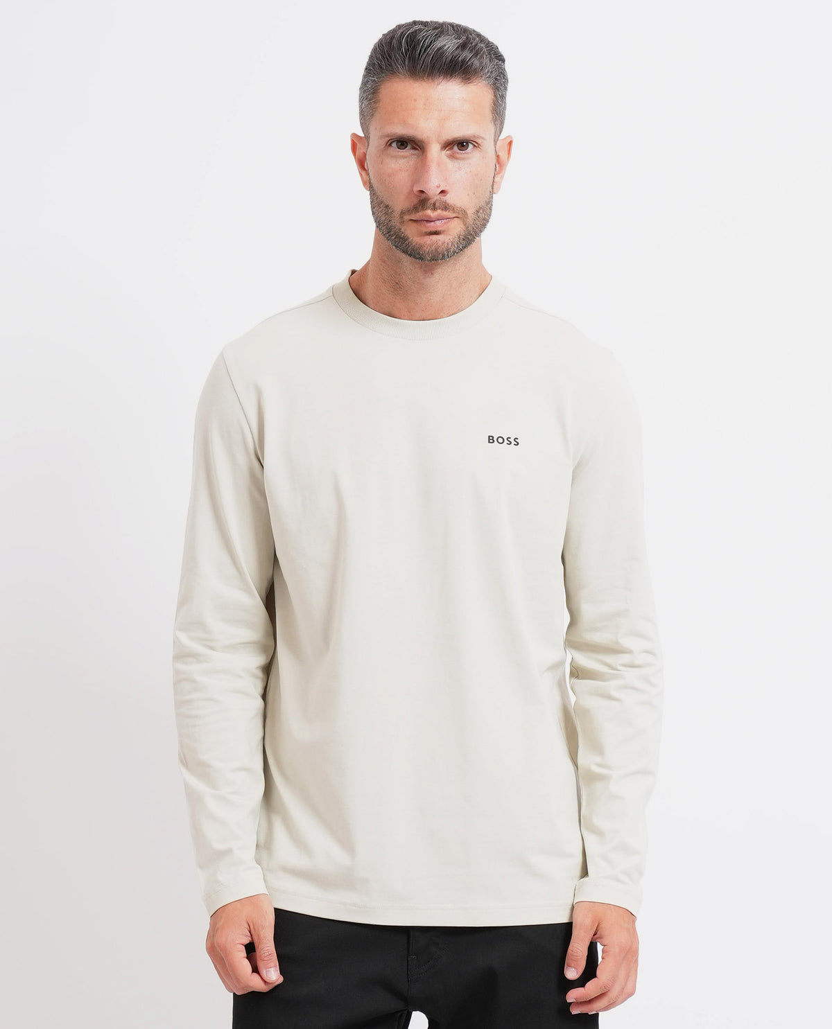 Maglia uomo di Boss in cotone elasticizzato 