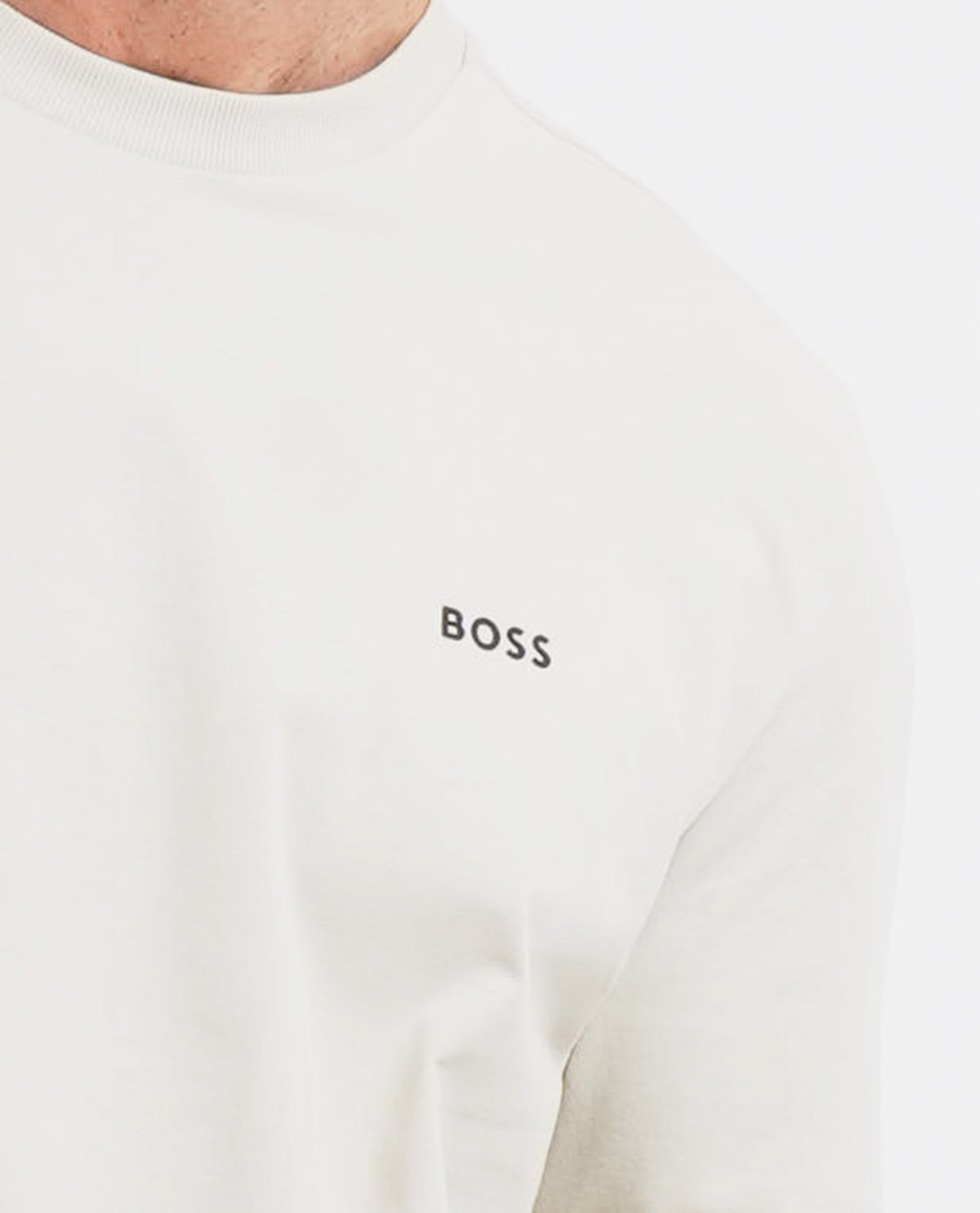 Maglia uomo di Boss in cotone elasticizzato 