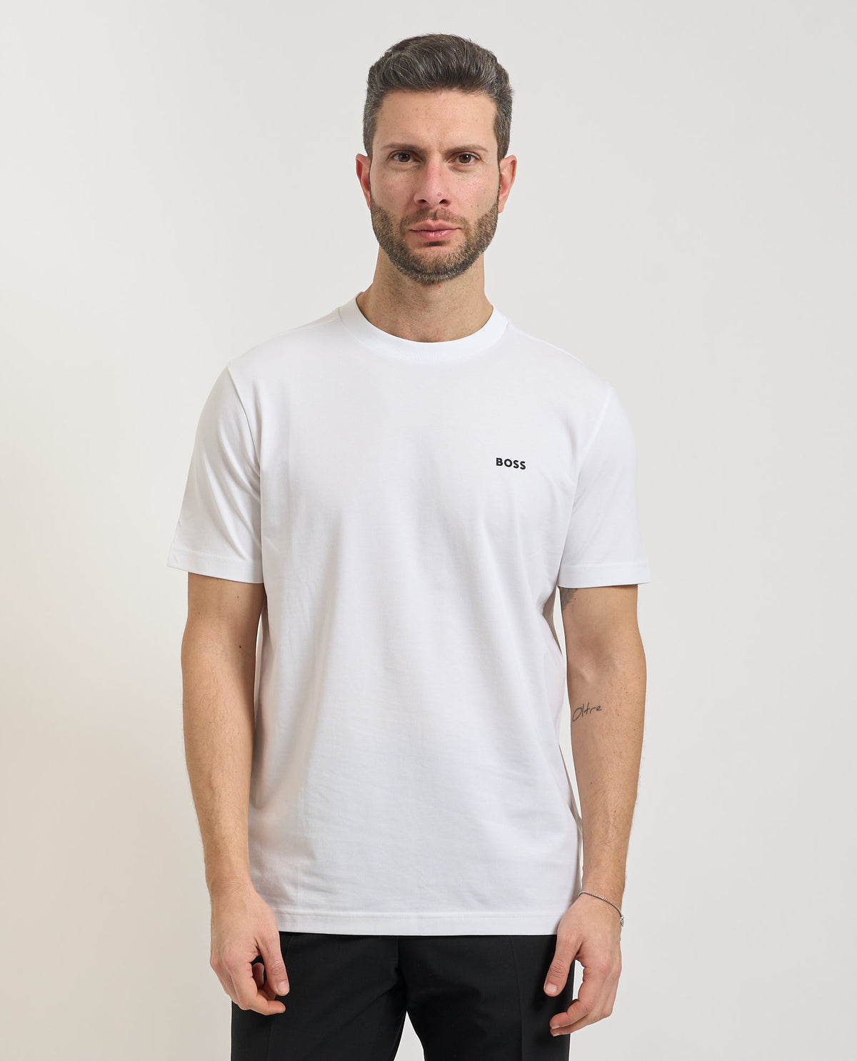 T-shirt da uomo Tee di Boss elasticizzata<BR/> 