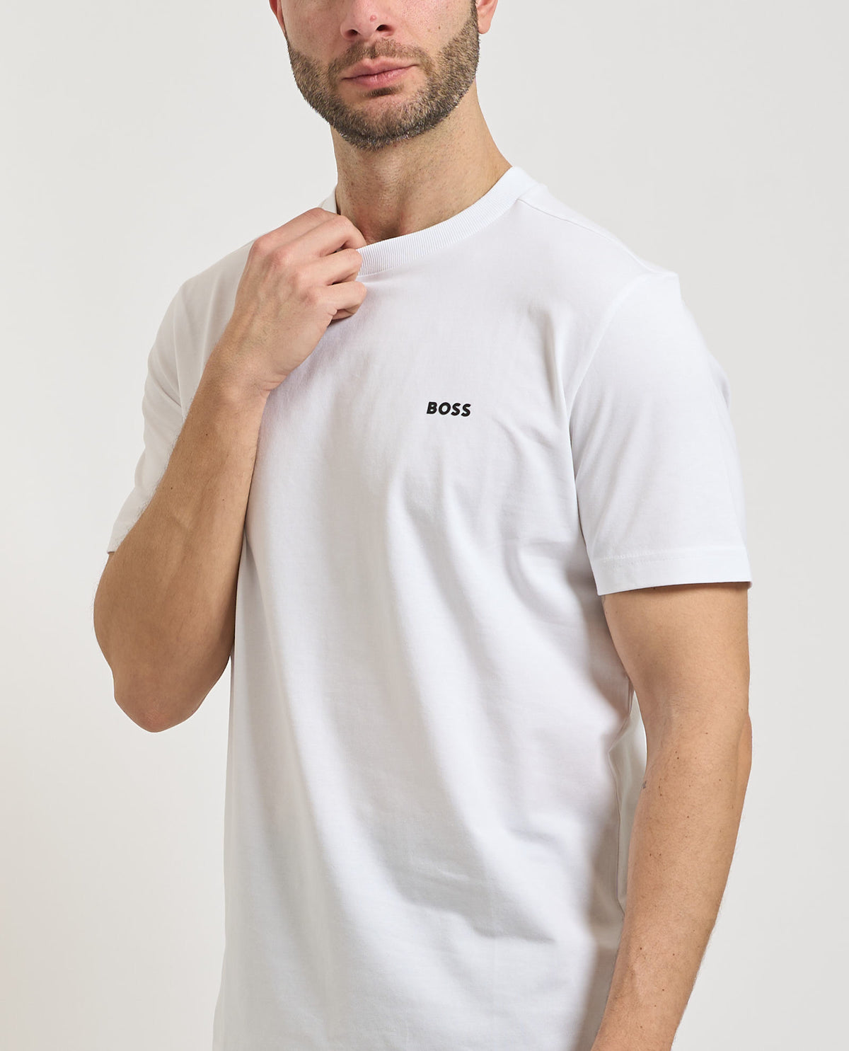 T-shirt da uomo Tee di Boss elasticizzata<BR/> 