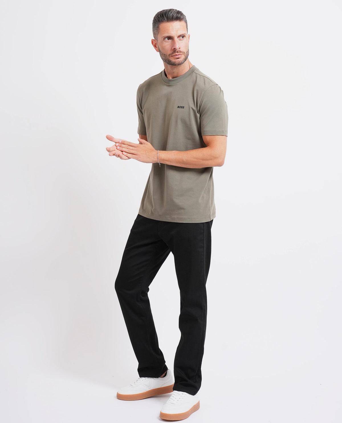 T-shirt da uomo Tee di Boss elasticizzata 