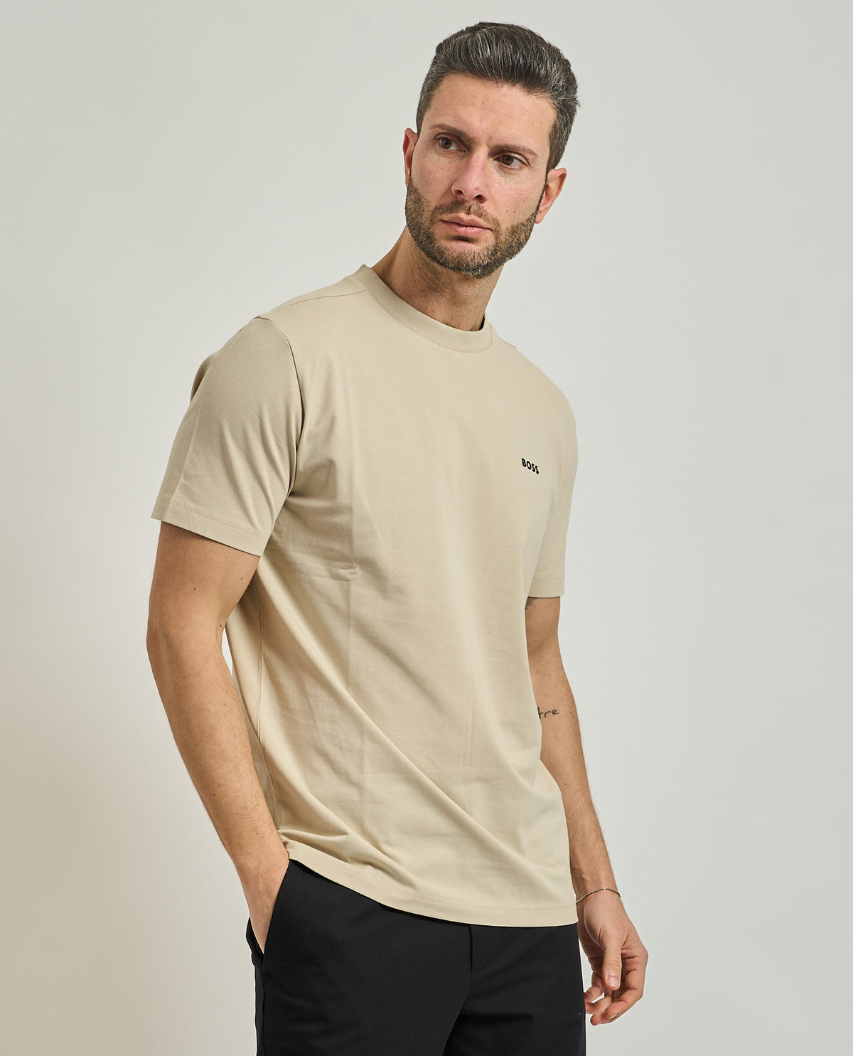 T-shirt da uomo Tee di Boss elasticizzata 