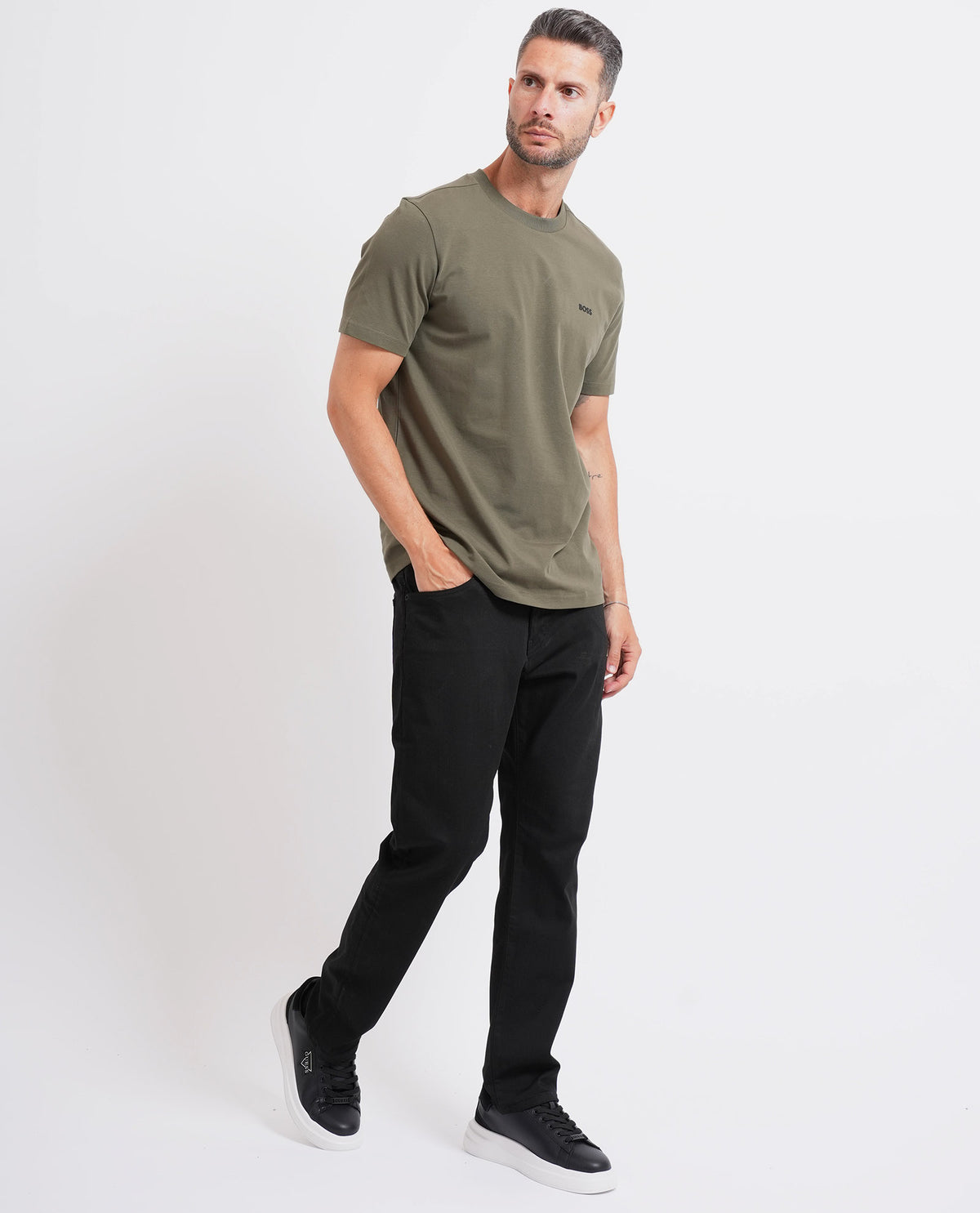 T-shirt da uomo Tee di Boss elasticizzata 