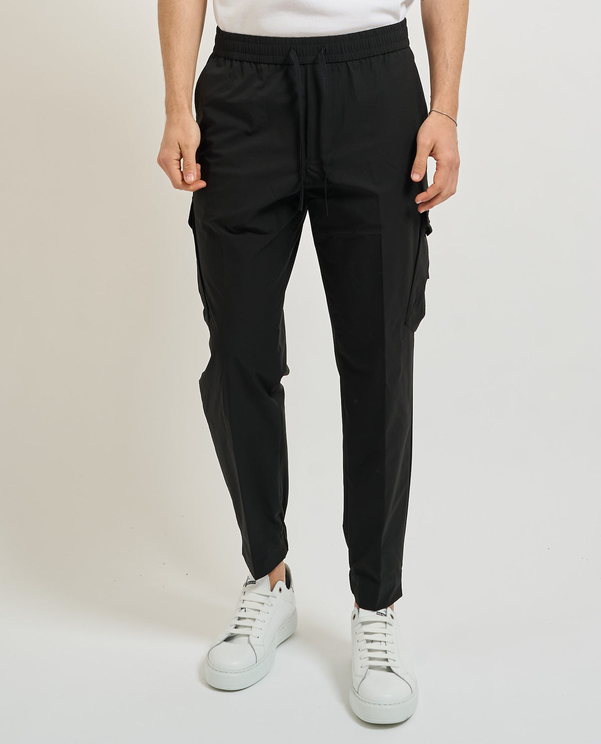 Pantaloni cargo uomo Boss affusolati 