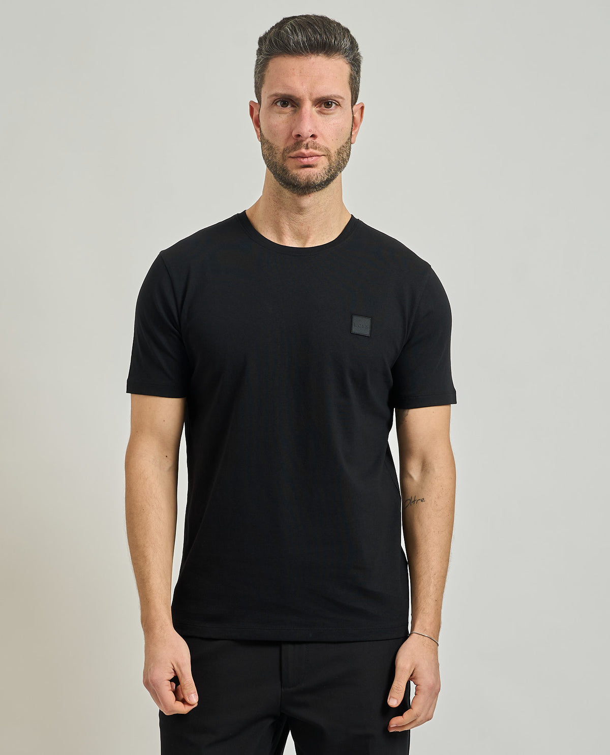 T-shirt Tales uomo di Boss in cotone traspirante 