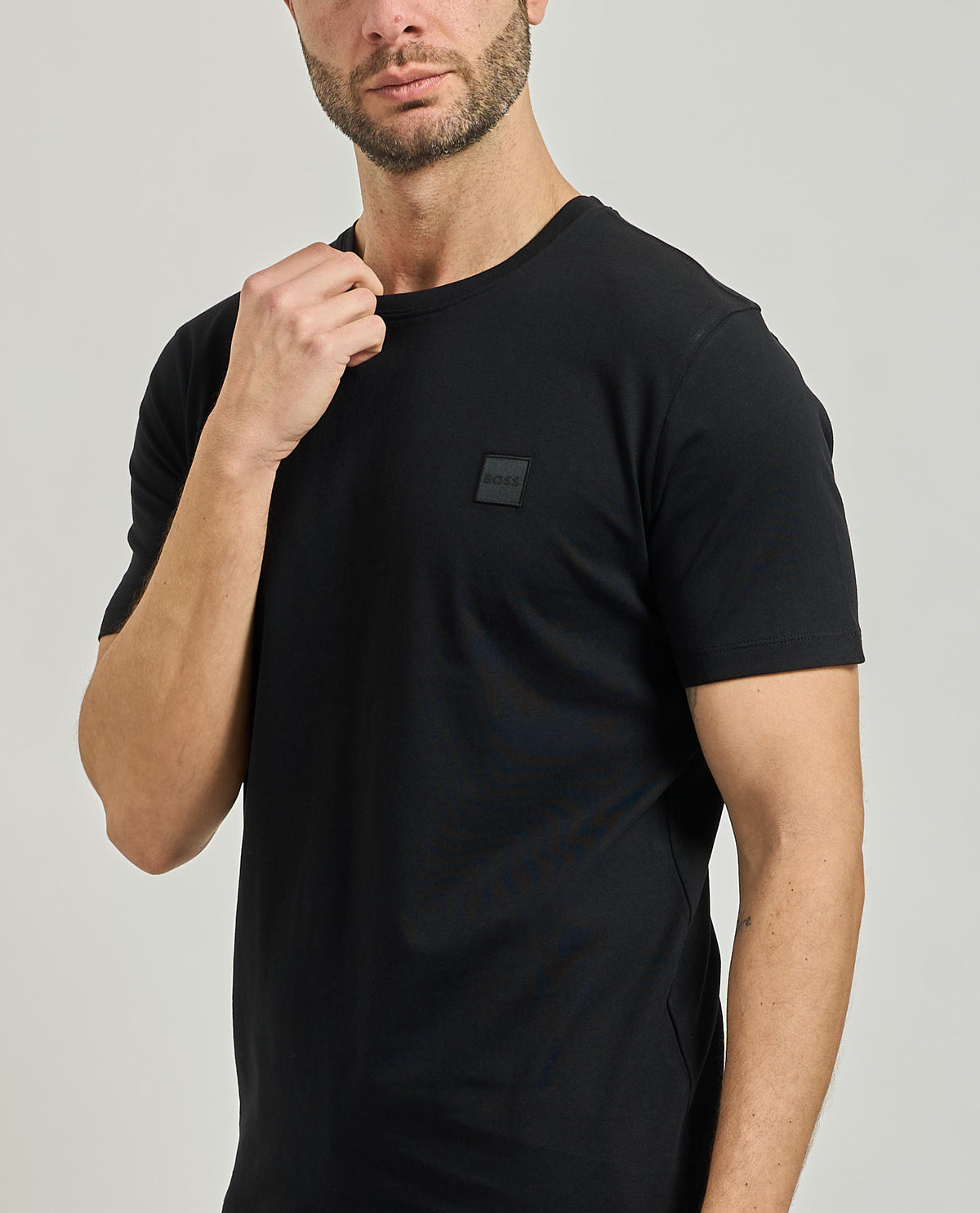 T-shirt Tales uomo di Boss in cotone traspirante 