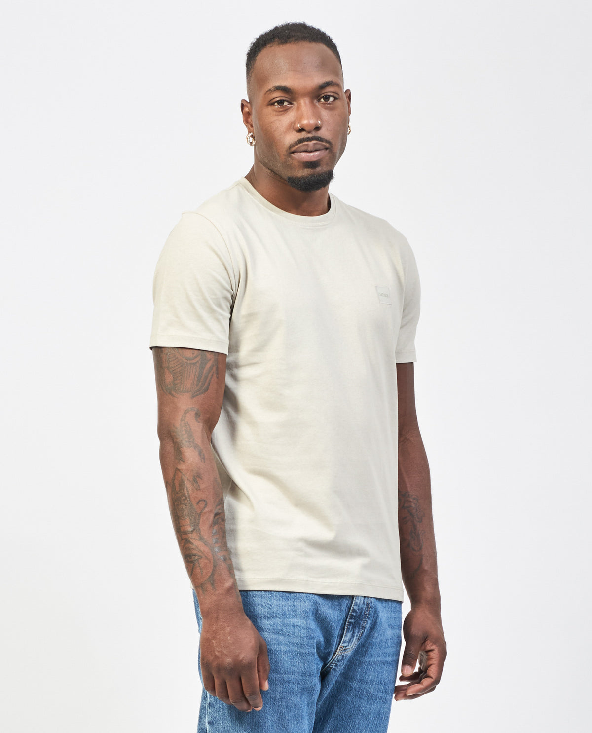 T-shirt Tales uomo di Boss in cotone traspirante 
