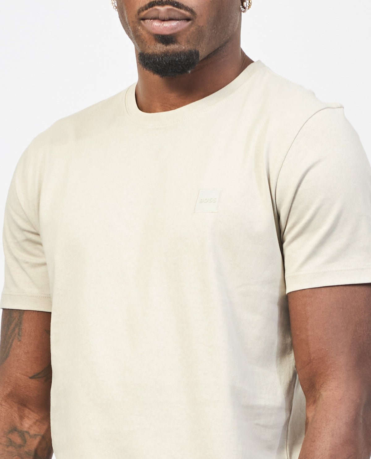 T-shirt Tales uomo di Boss in cotone traspirante 