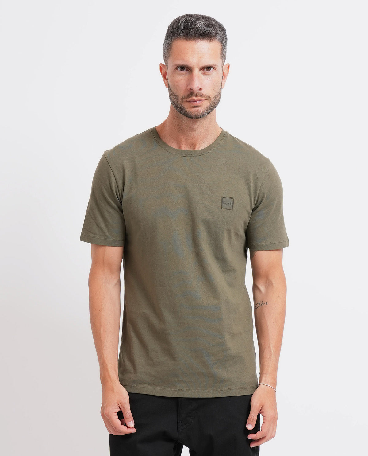 T-shirt Tales uomo di Boss in cotone traspirante 