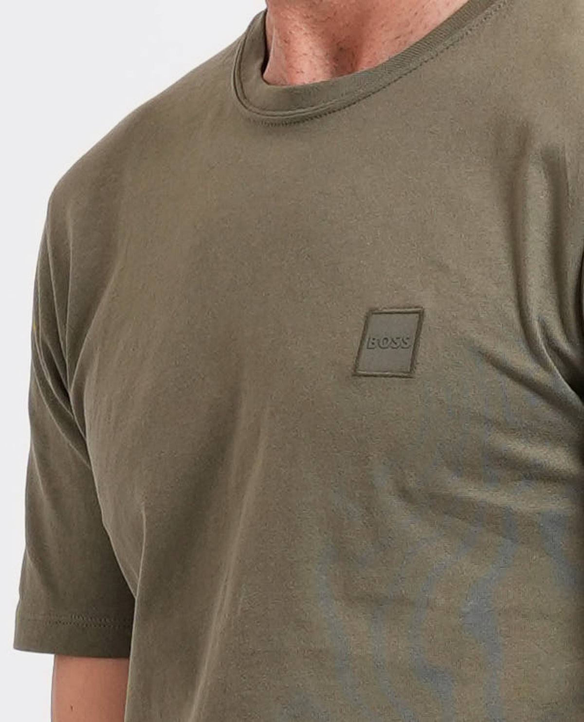 T-shirt Tales uomo di Boss in cotone traspirante 