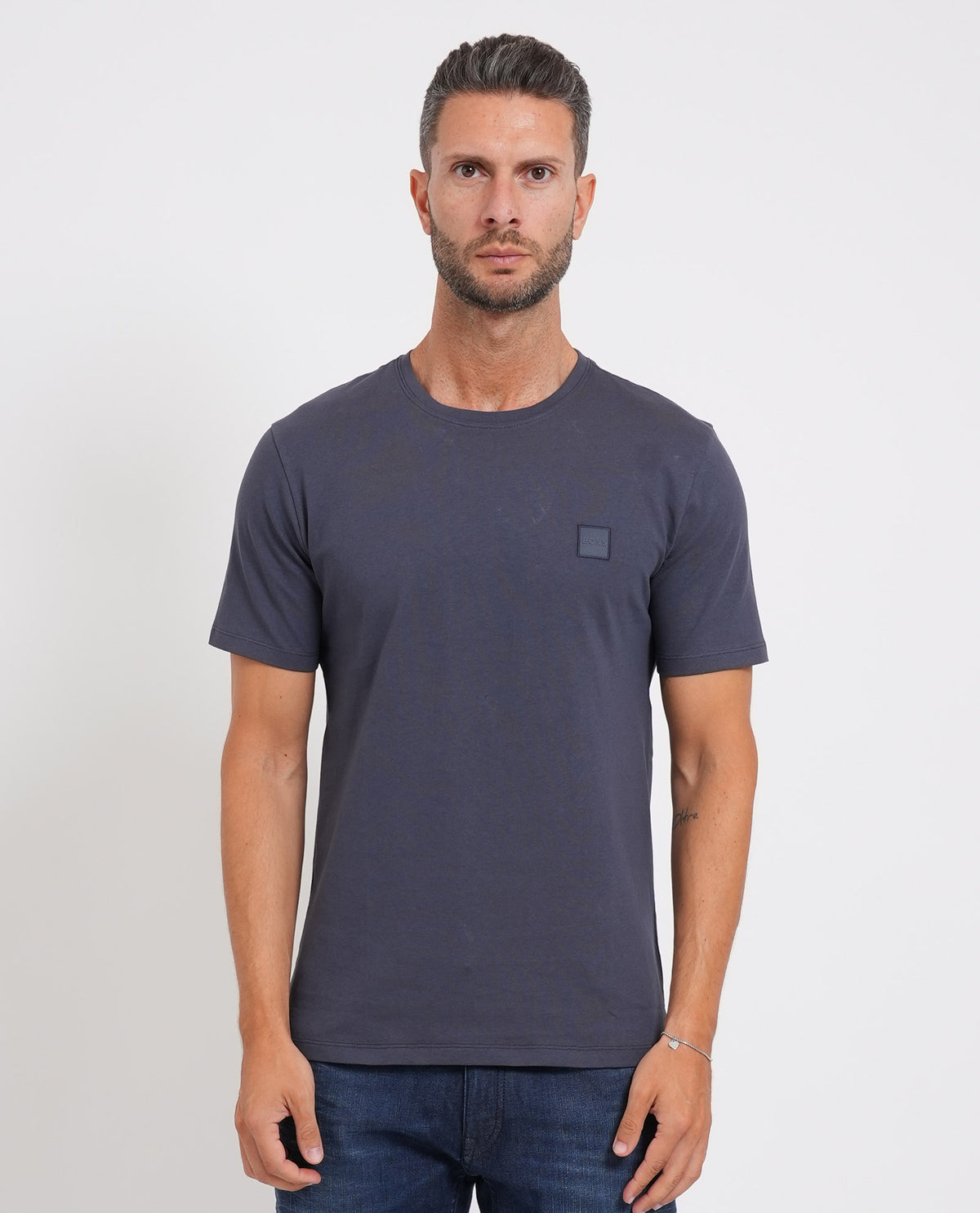 T-shirt Tales uomo di Boss in cotone traspirante<BR/> 