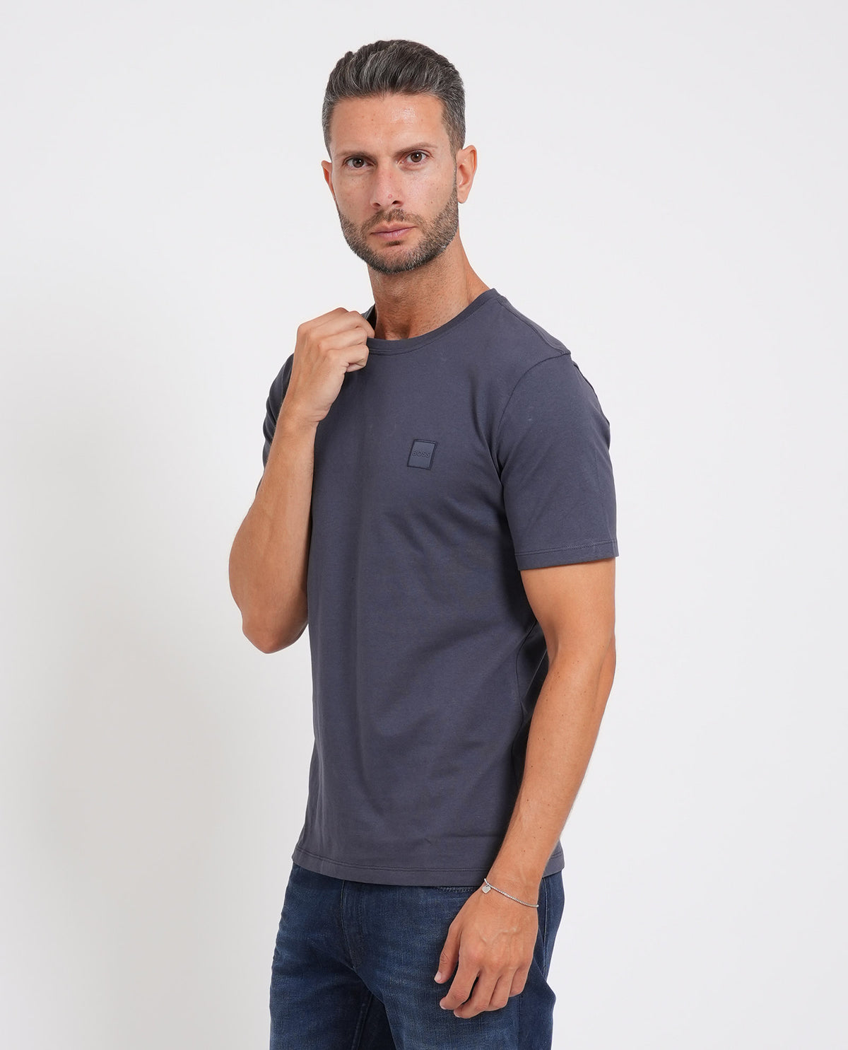 T-shirt Tales uomo di Boss in cotone traspirante<BR/> 