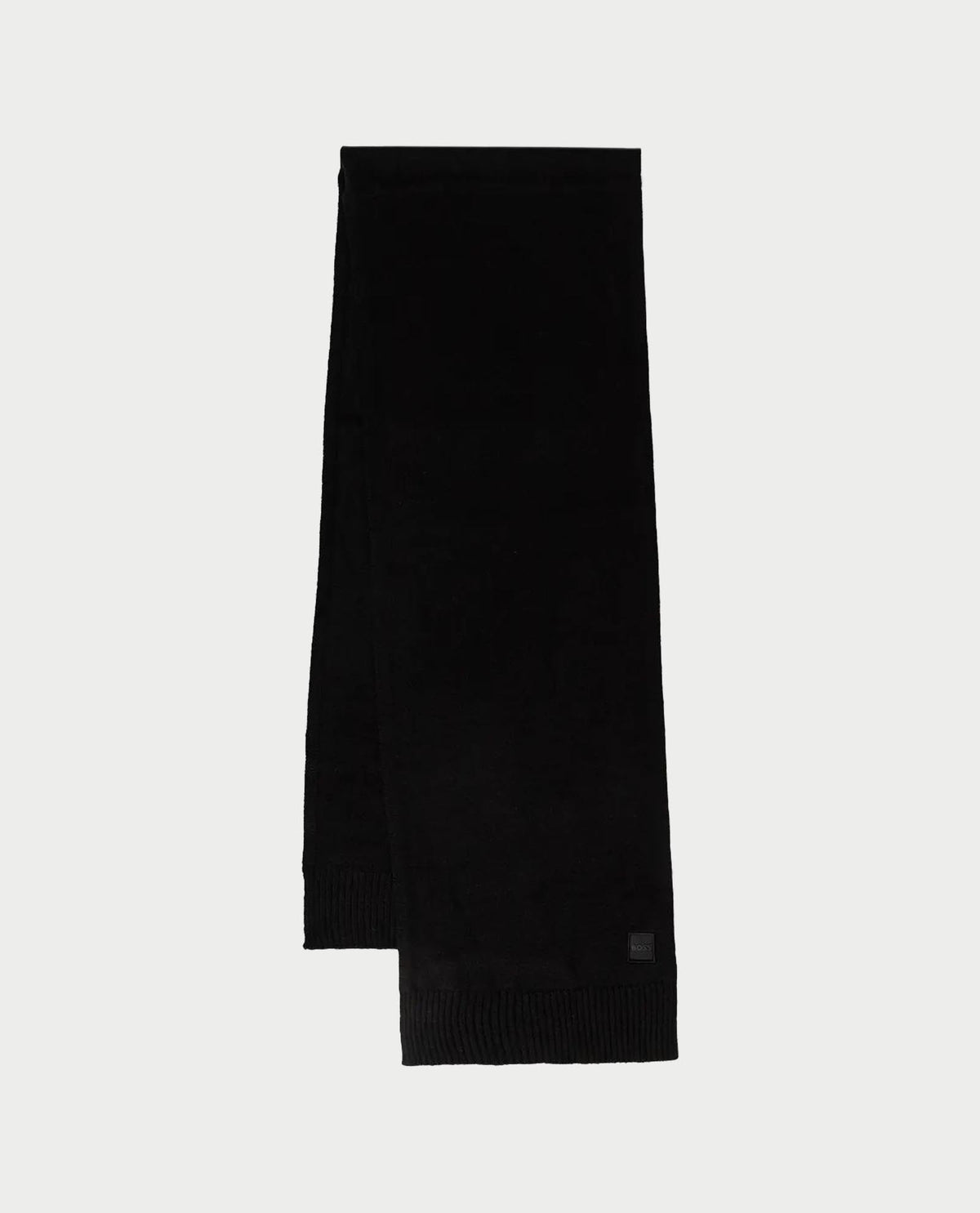 Sciarpa Boss in misto lana con logo 