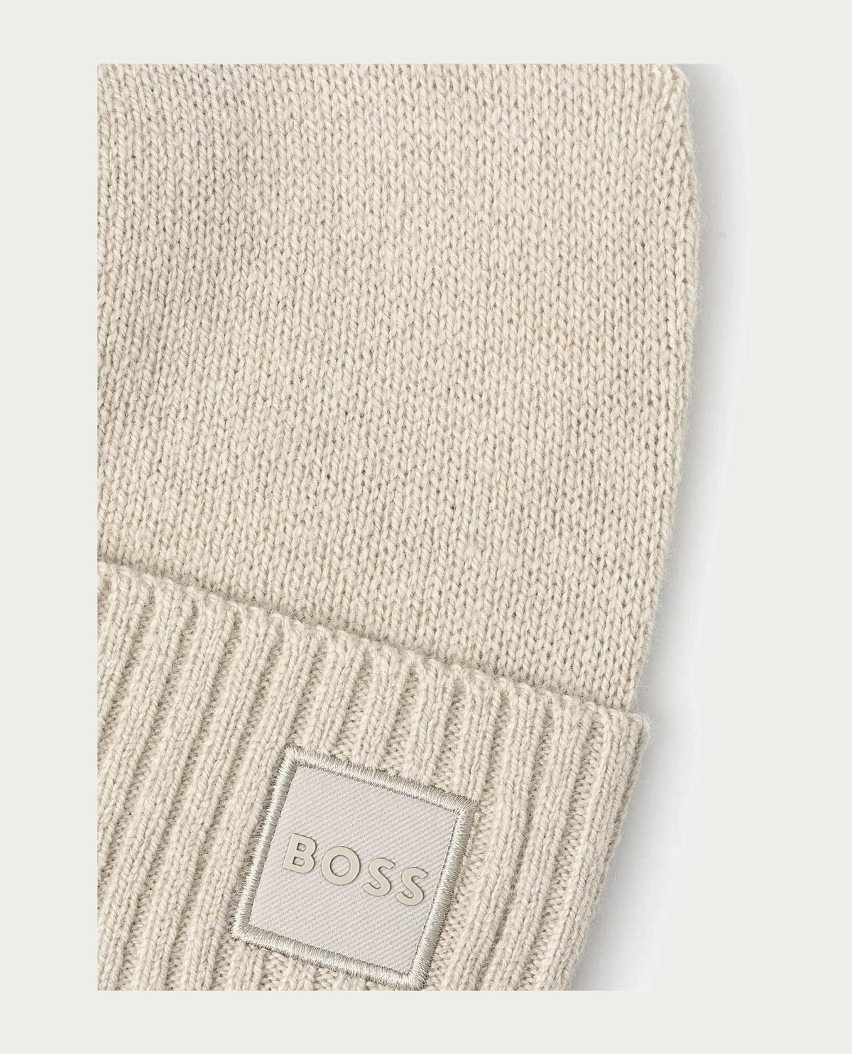 Cappello Boss in misto lana lavorato a maglia 