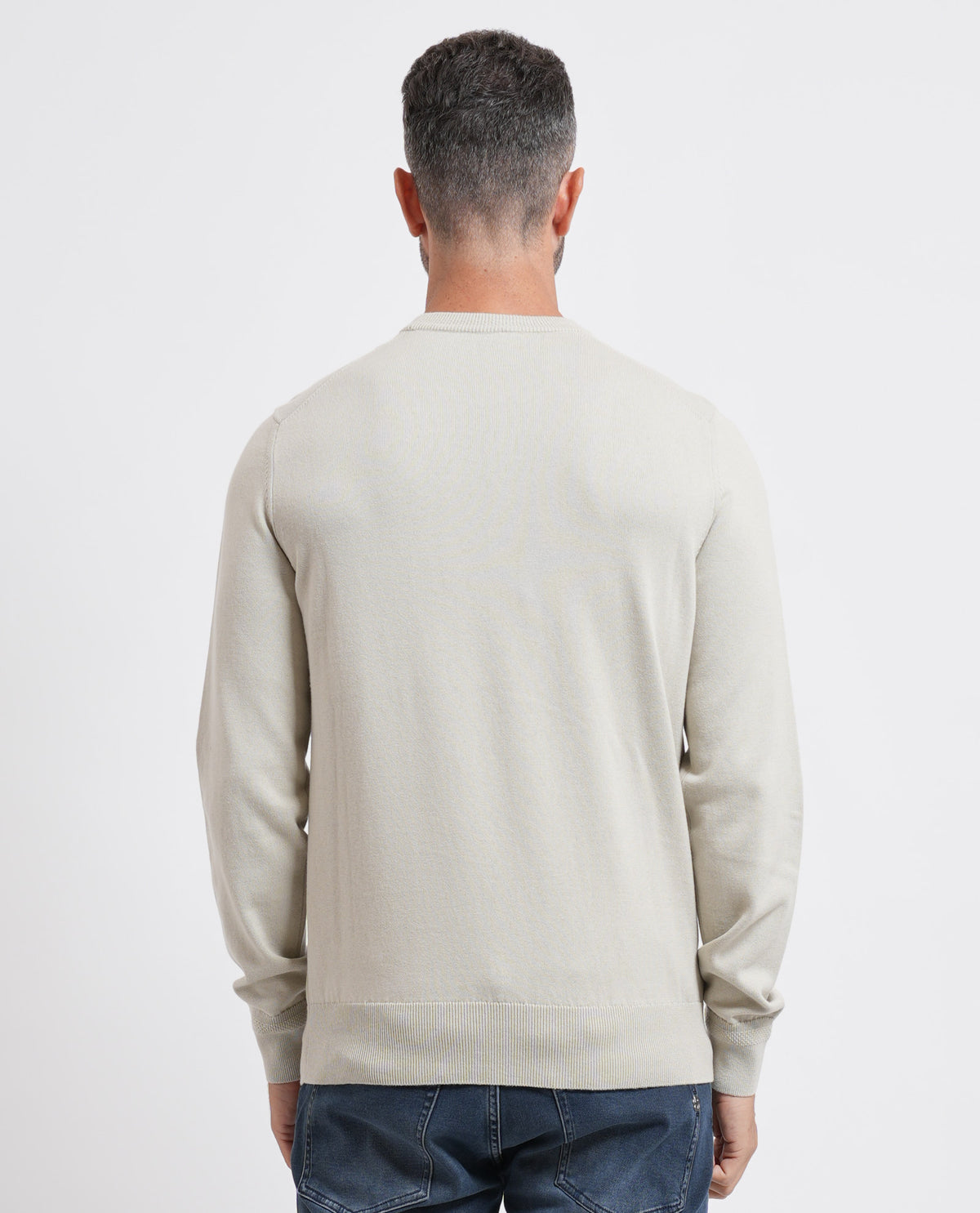 Maglione in misto cotone e cashmere Boss uomo 