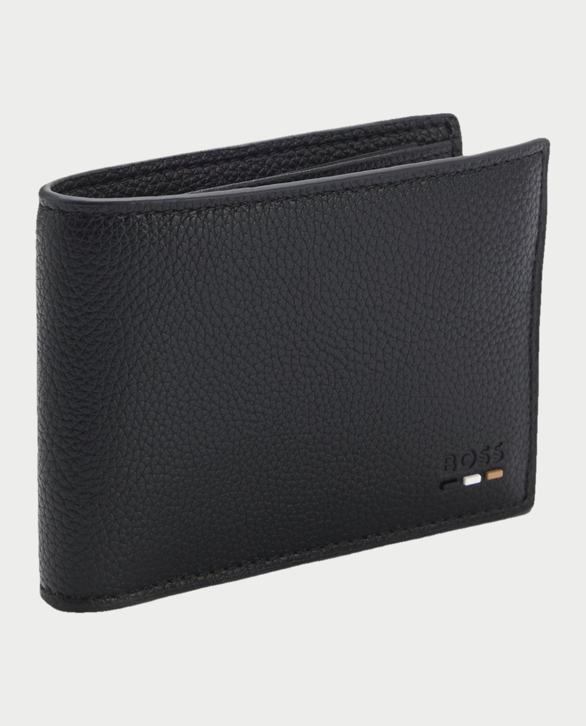 Portafoglio uomo Boss con texture granulata 