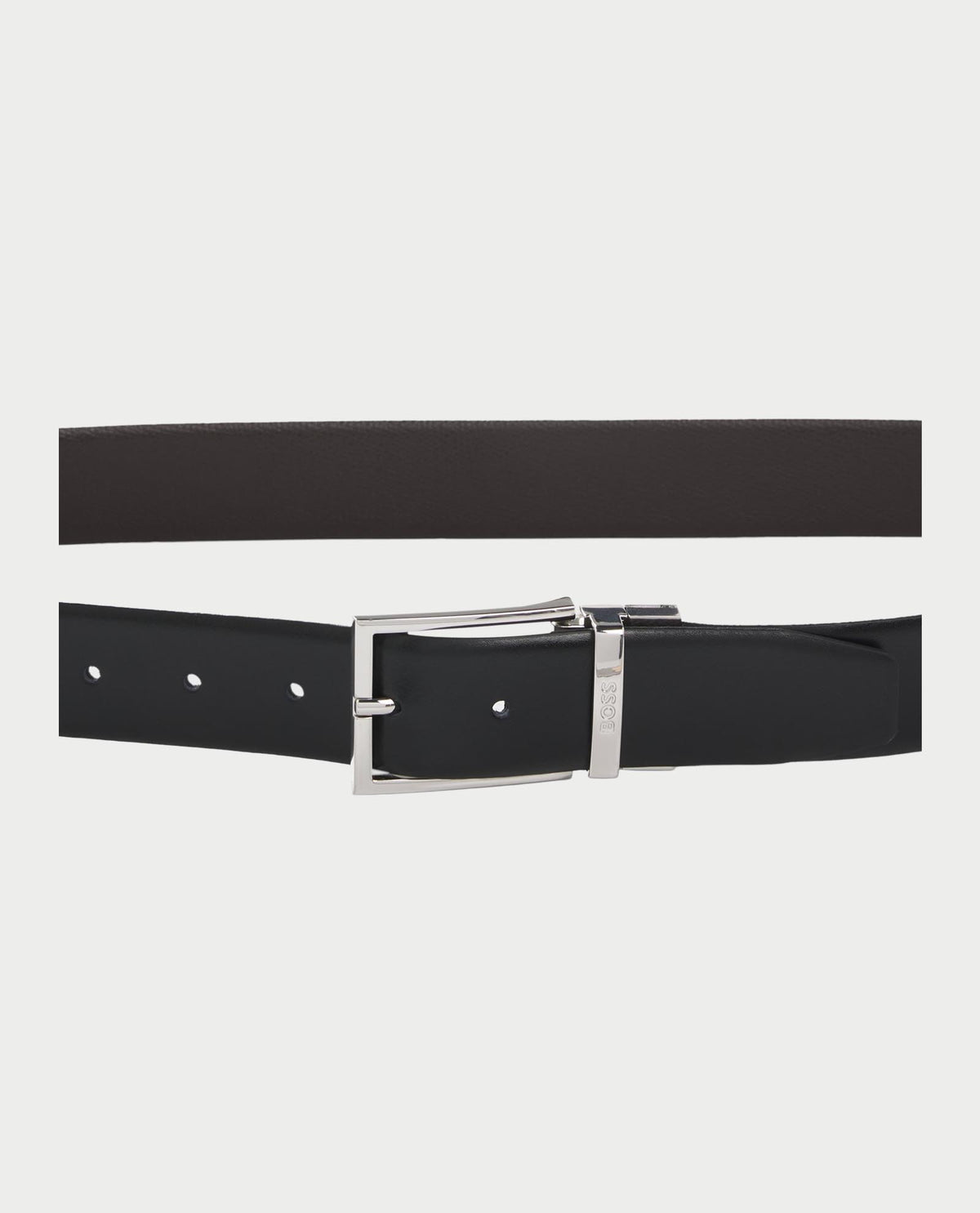 Cintura reversibile in pelle italiana Boss uomo 