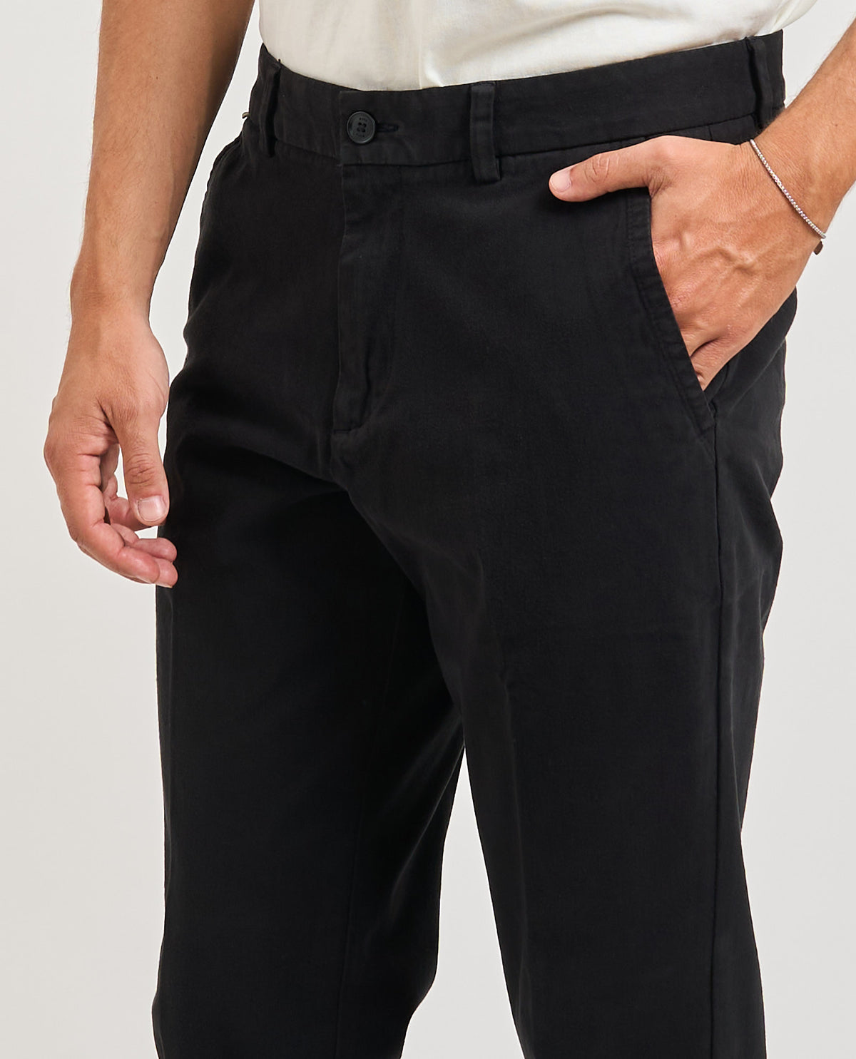 Pantaloni Kaiton uomo Boss in twill di cotone 
