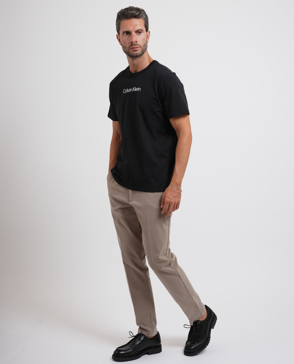Pantaloni Kaiton uomo Boss in twill di cotone 
