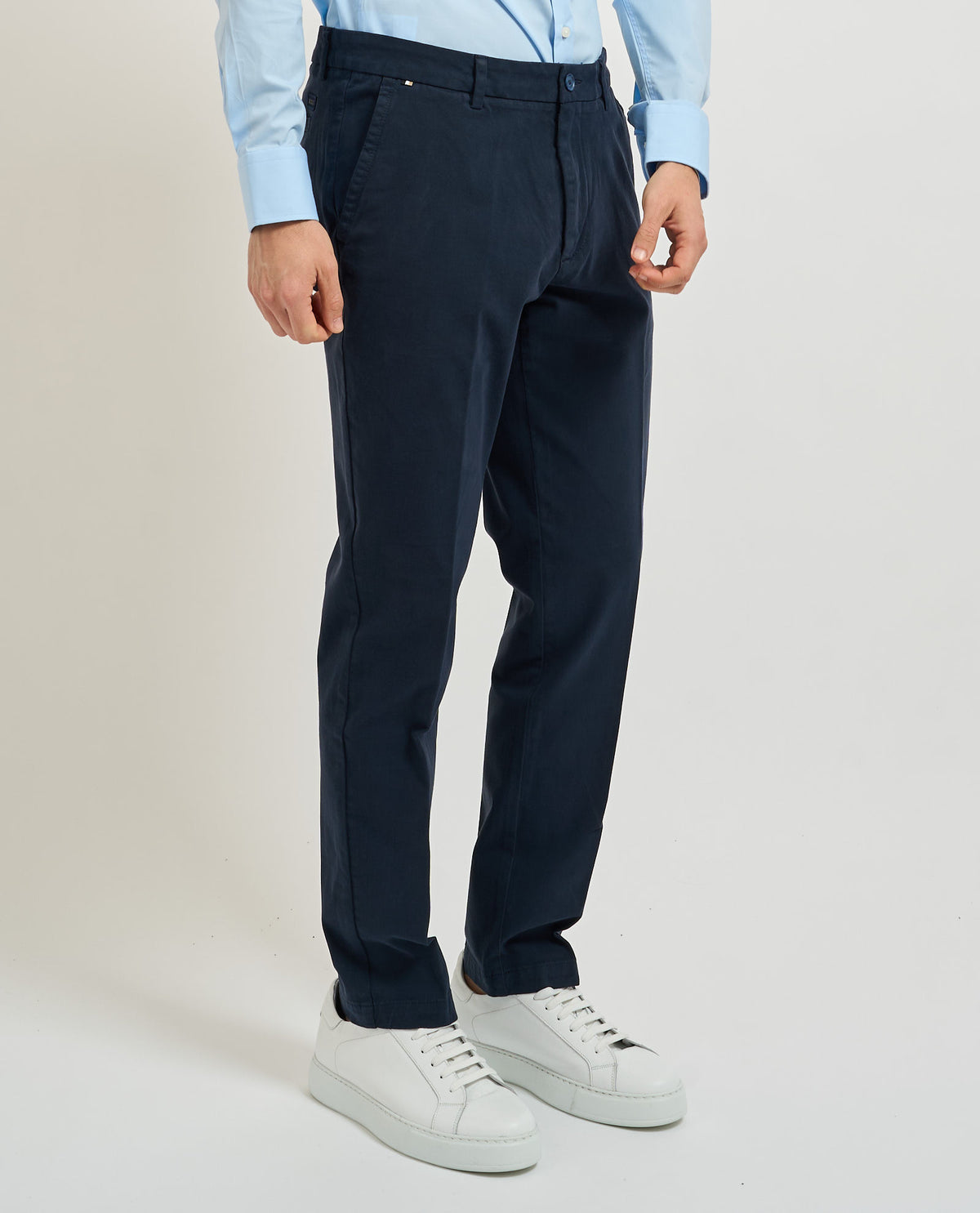 Pantaloni Kaiton uomo Boss in twill di cotone 