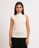 Boss women's sleeveless mock-neck sweater